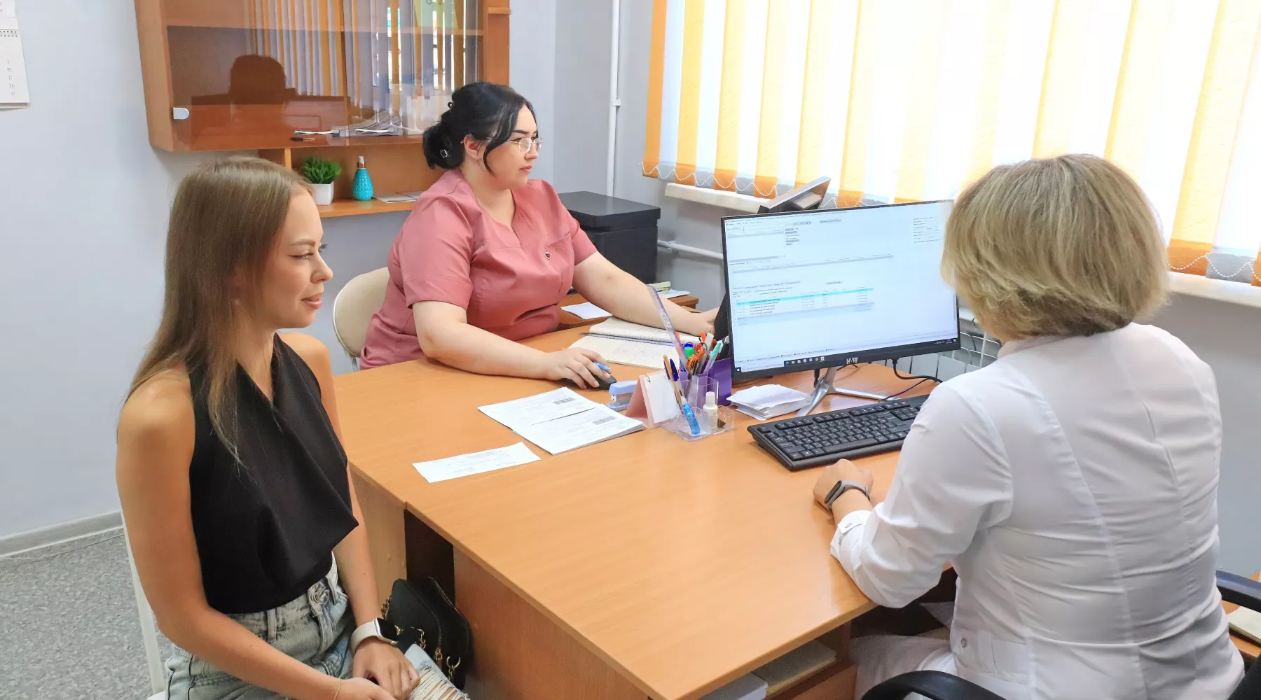 Первая поликлиника ЦГБ. Открытие профилактического отделения