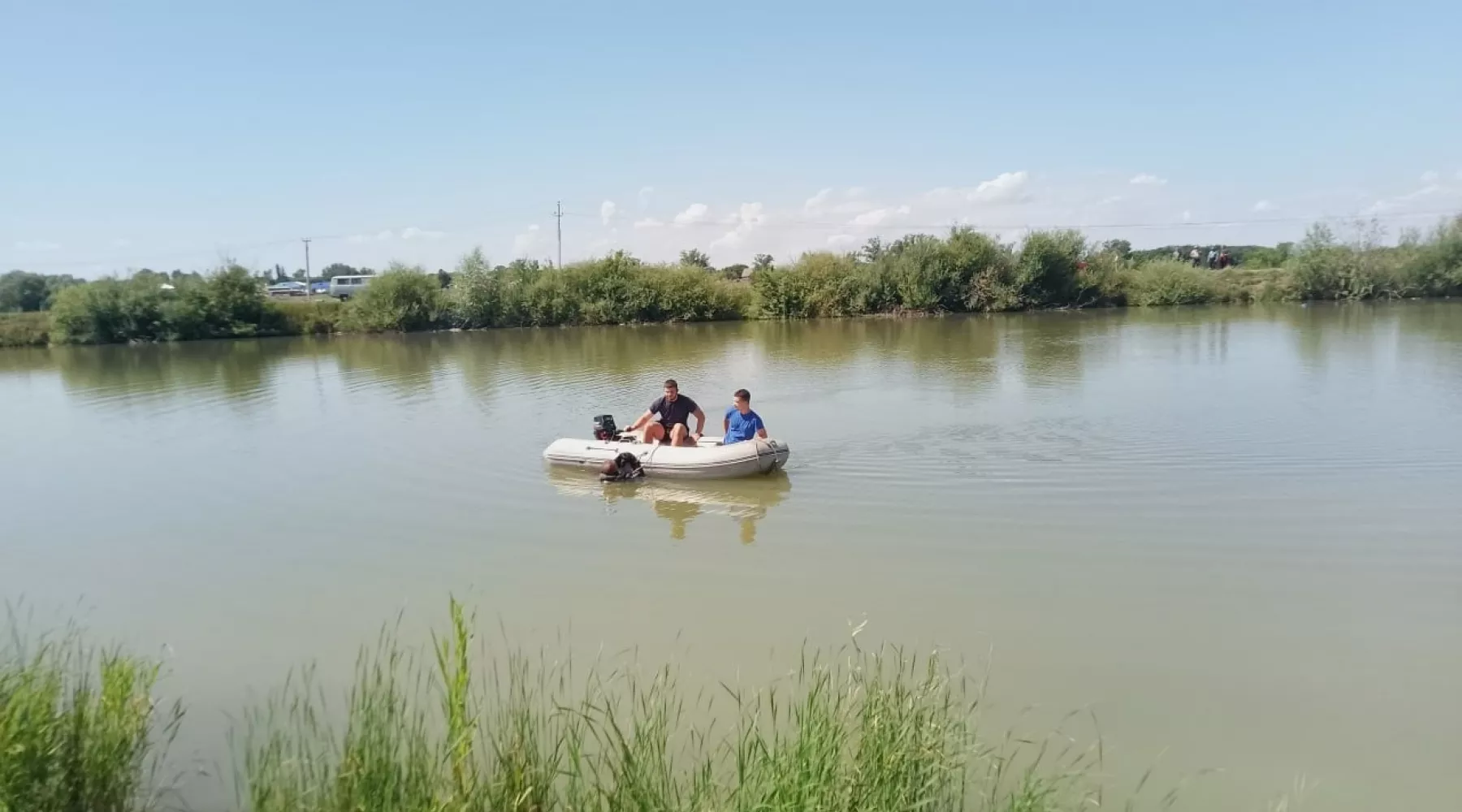 Утонул. Река 