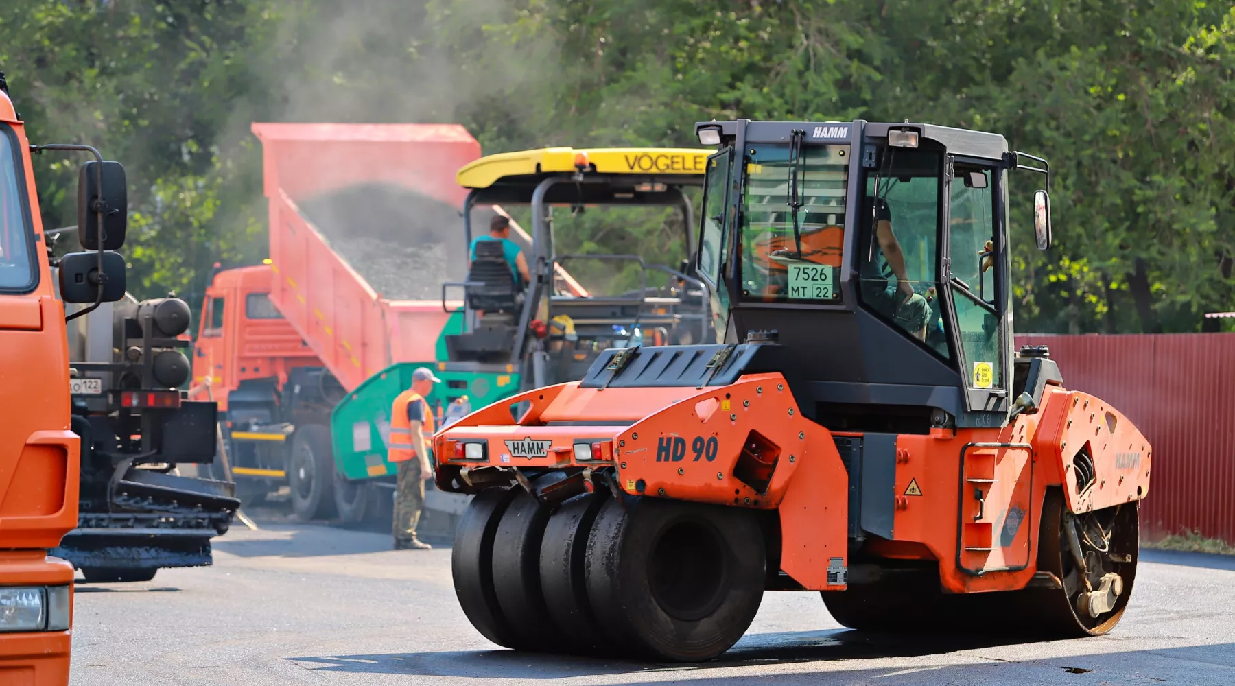 Дороги. Ремонт. Спецтехника