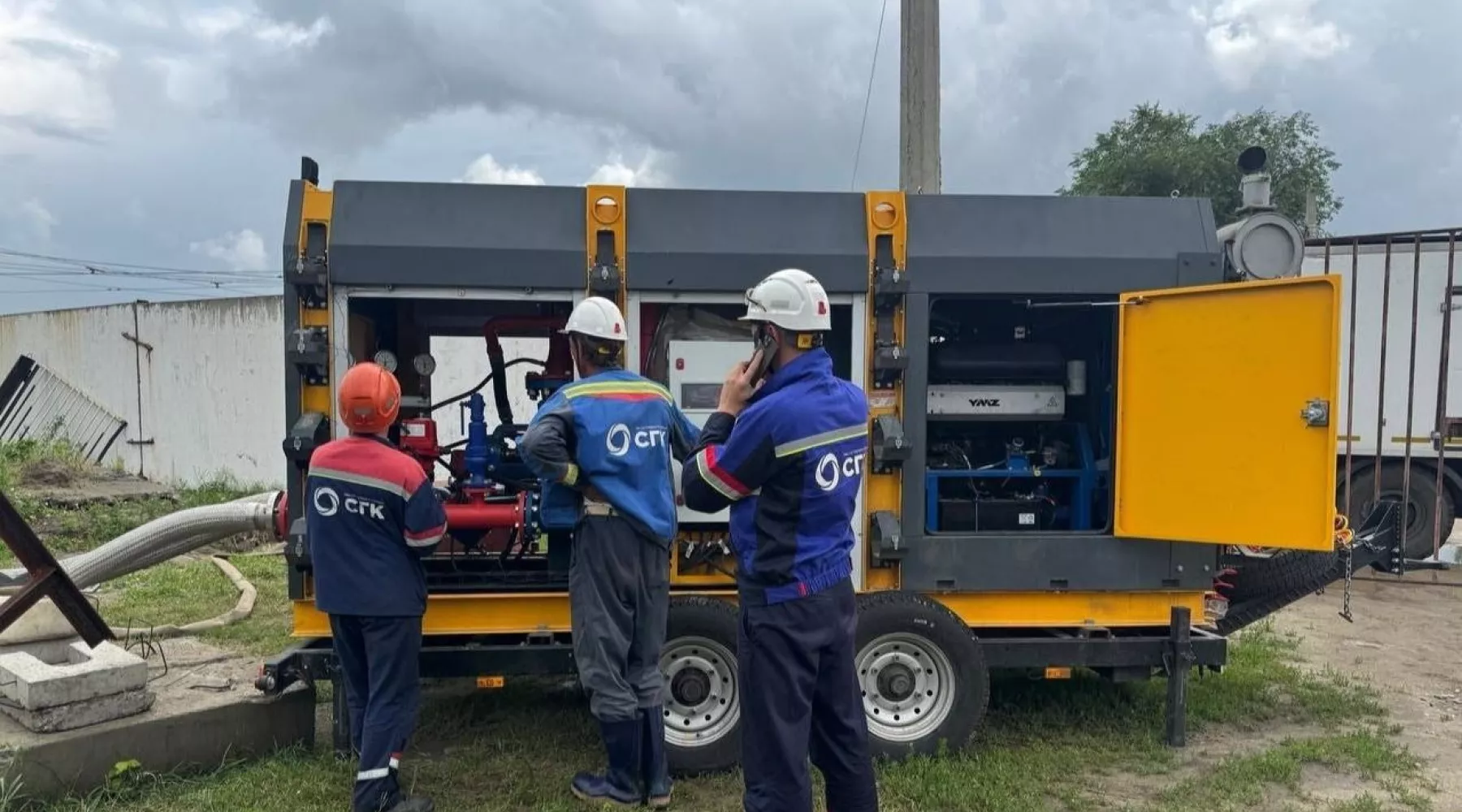 В Бийске при гидроиспытаниях используют автоматизированную станцию опрессовки
