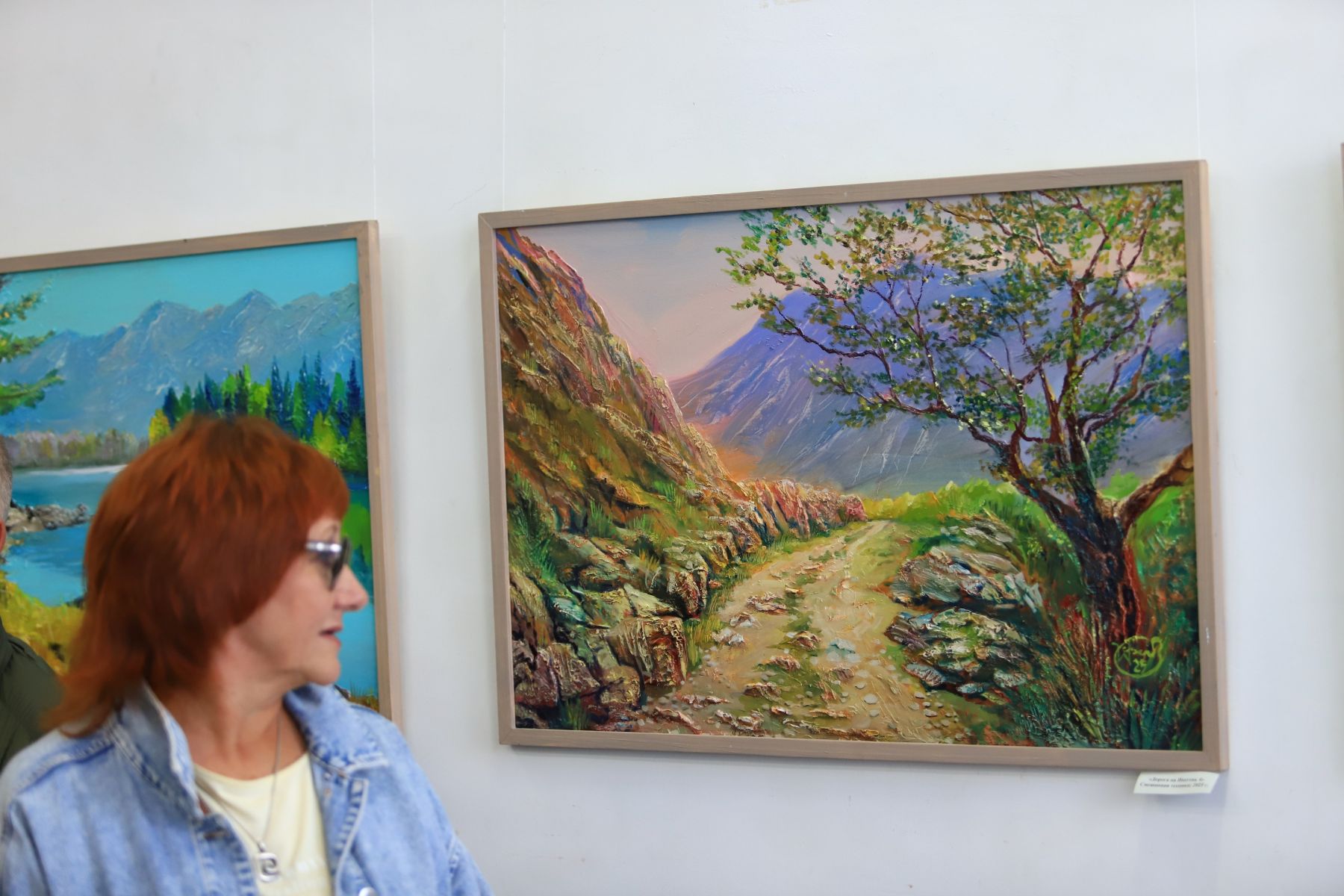 Для многих посетителей техника художника могла показаться необычной