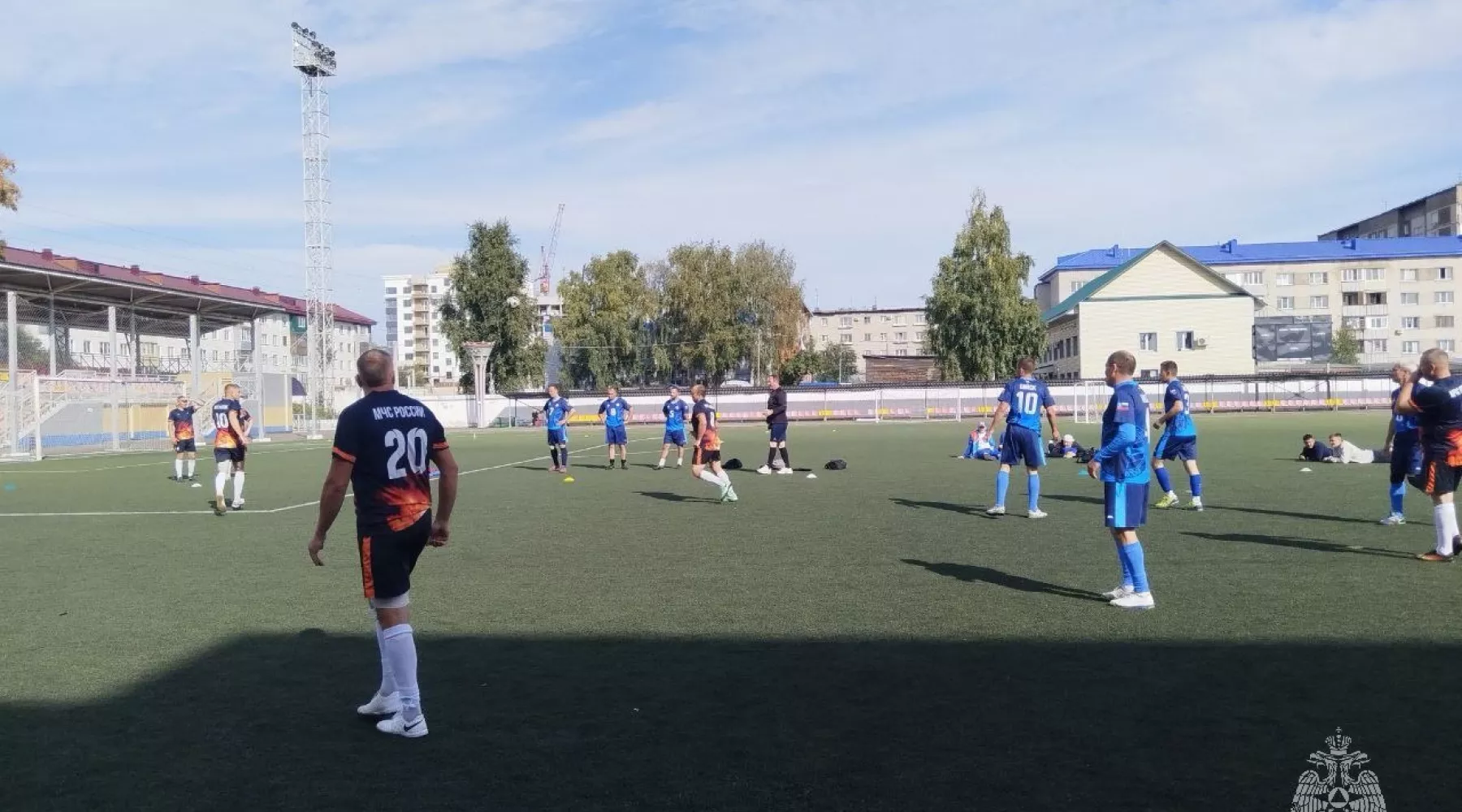 В Бийске прошли соревнования по мини-футболу среди команд МЧС