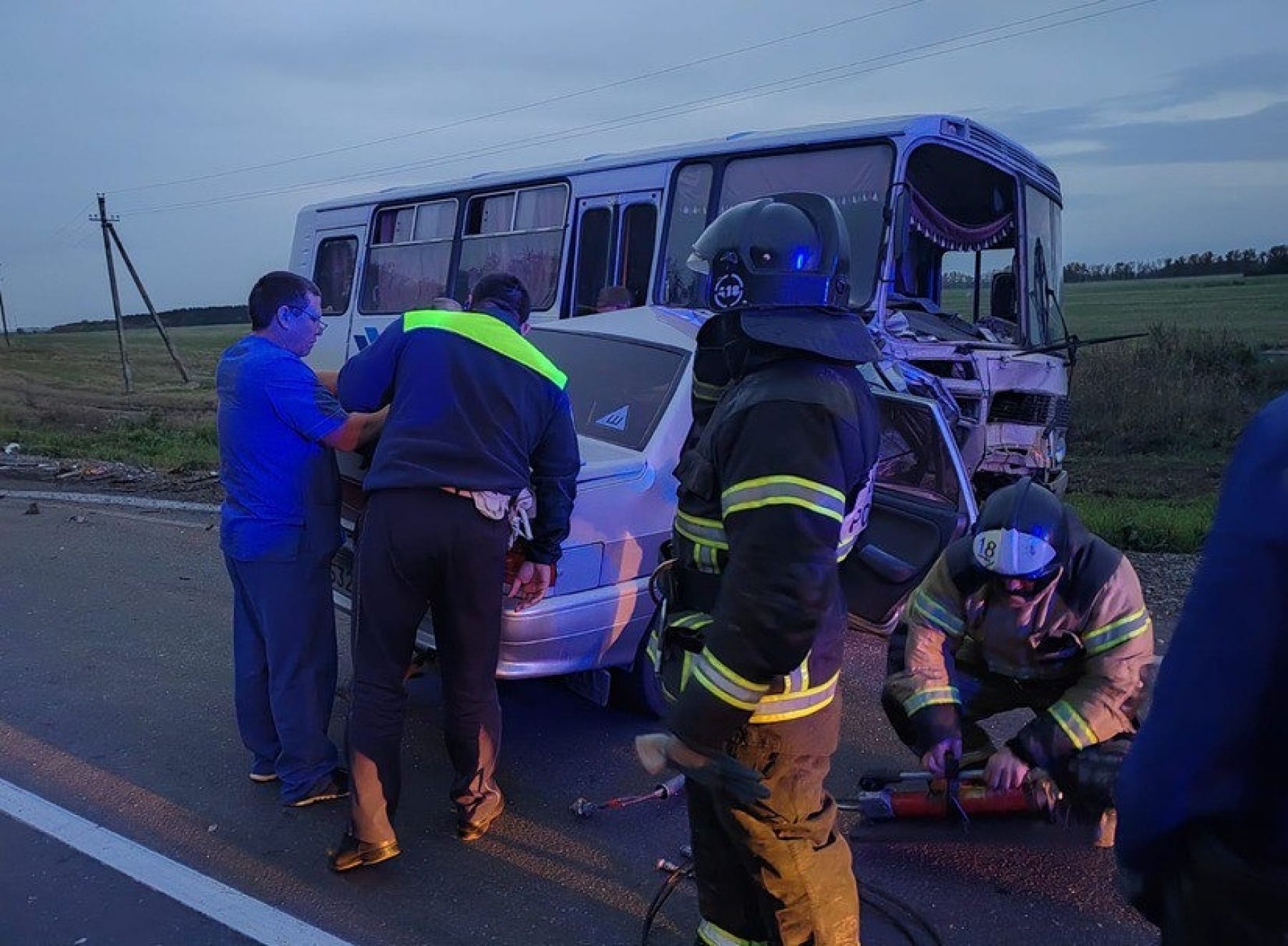 ДТП на трассе в Зональном районе 