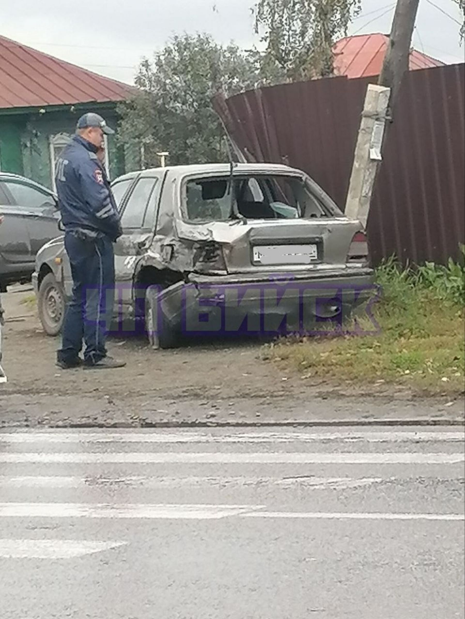 ДТП на ул. Садовой в Бийске 