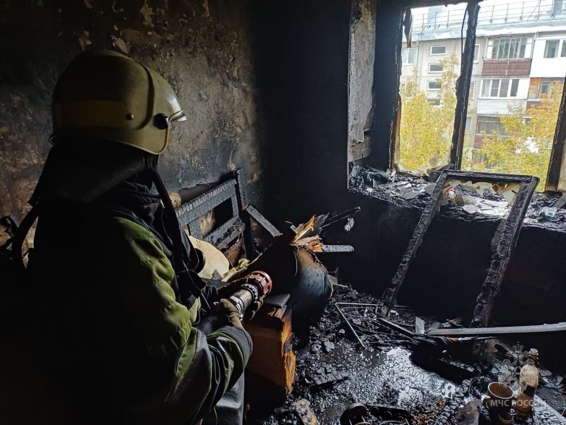 Пожар в квартире