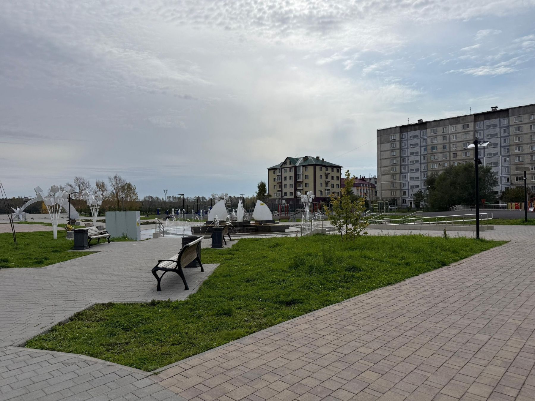 Благоустройство парков и скверов в Бийске 