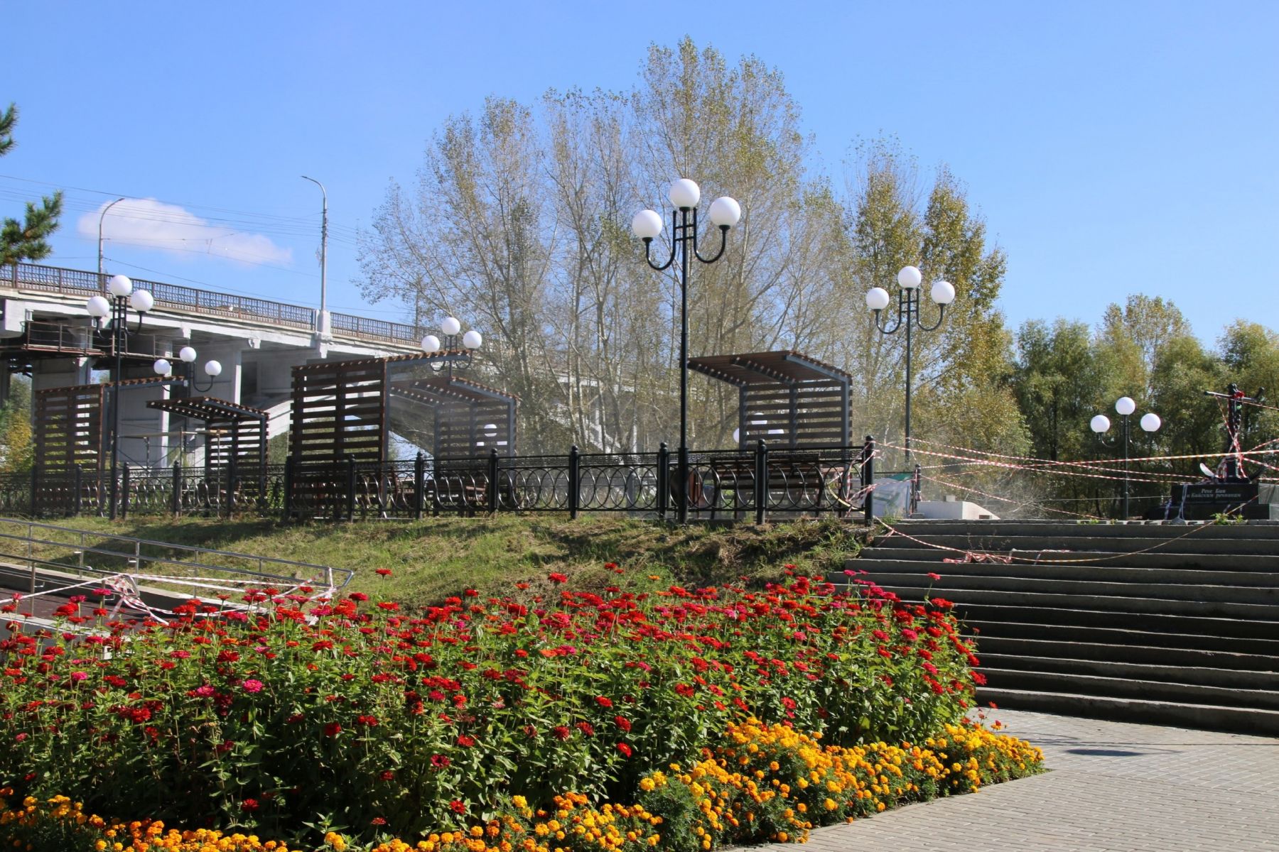 Ремонт парка Победы в Бийске