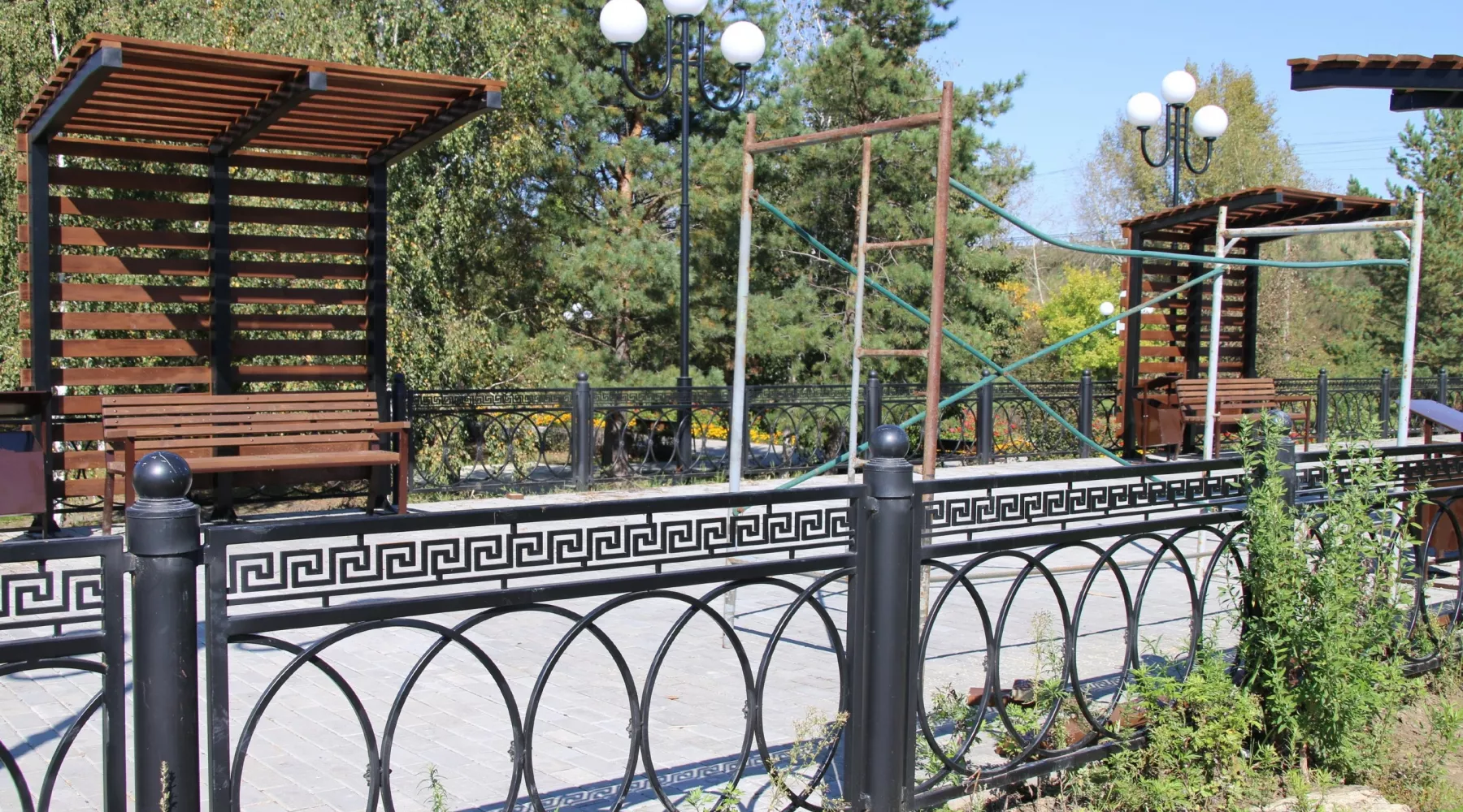 Ремонт парка Победы в Бийске