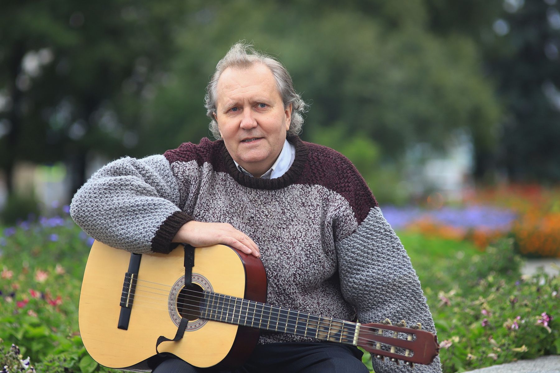 Леонид Казанников, уличный музыкант