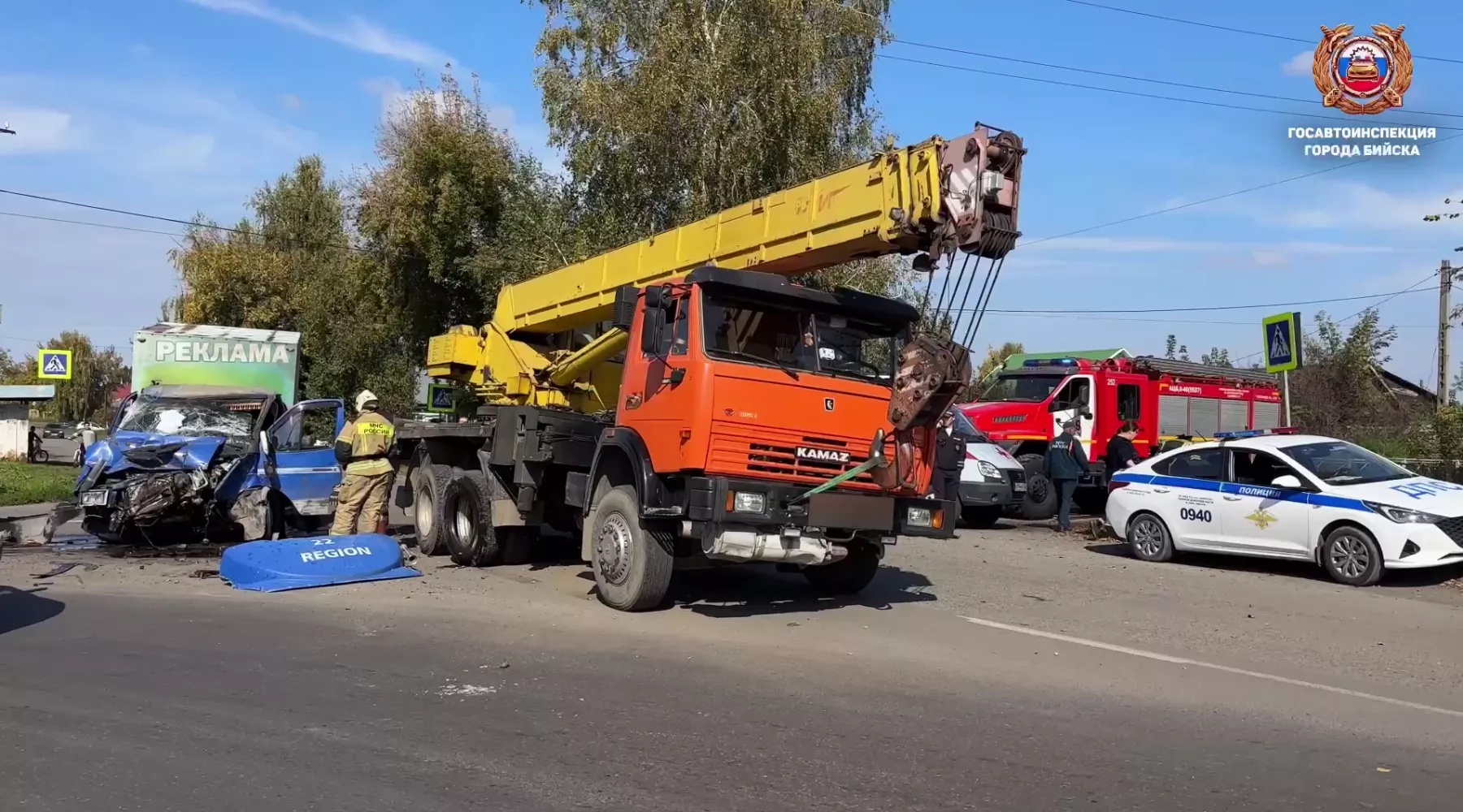 В Бийске произошло жесткое ДТП