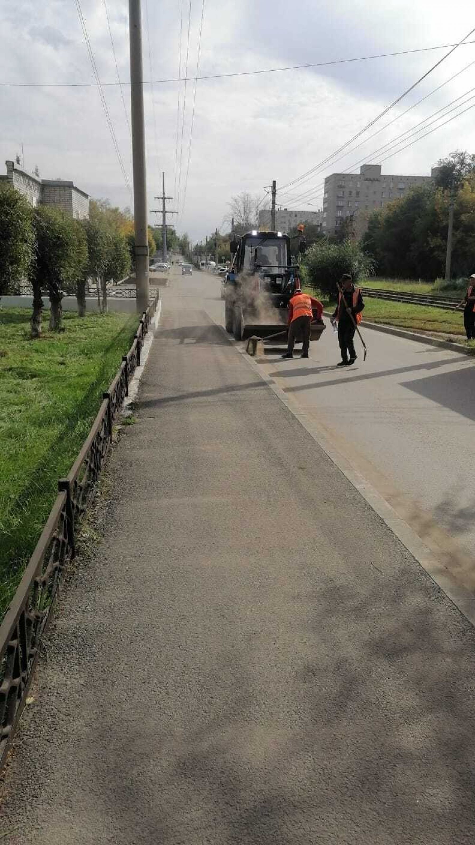 Благоустройство улиц в Бийске 