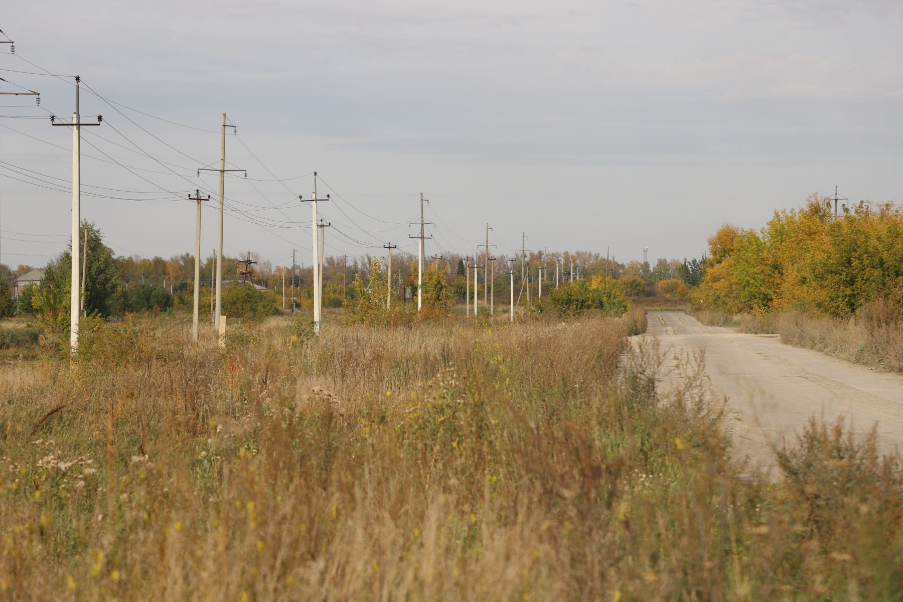 Вдоль кладбища нет лесополосы