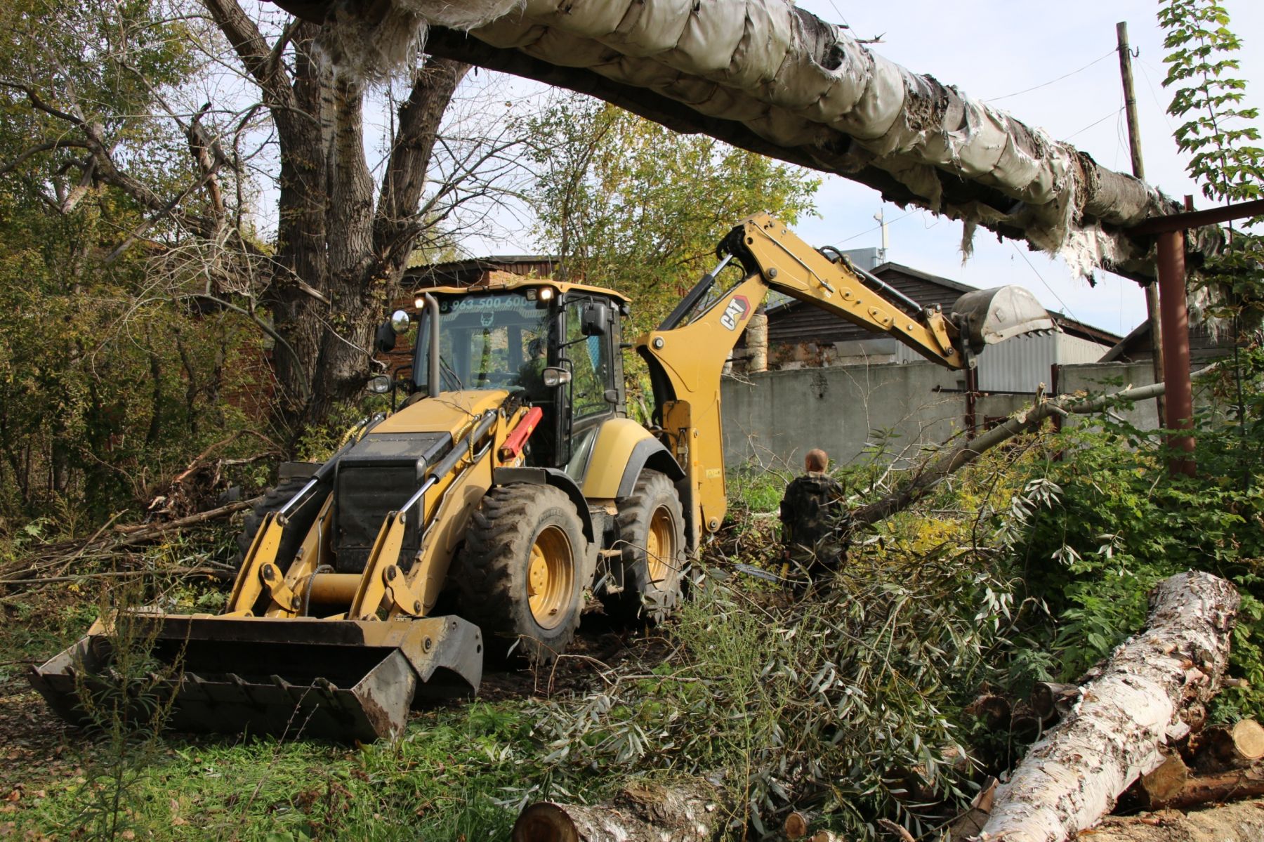 Работы на Ковалевском озере. 