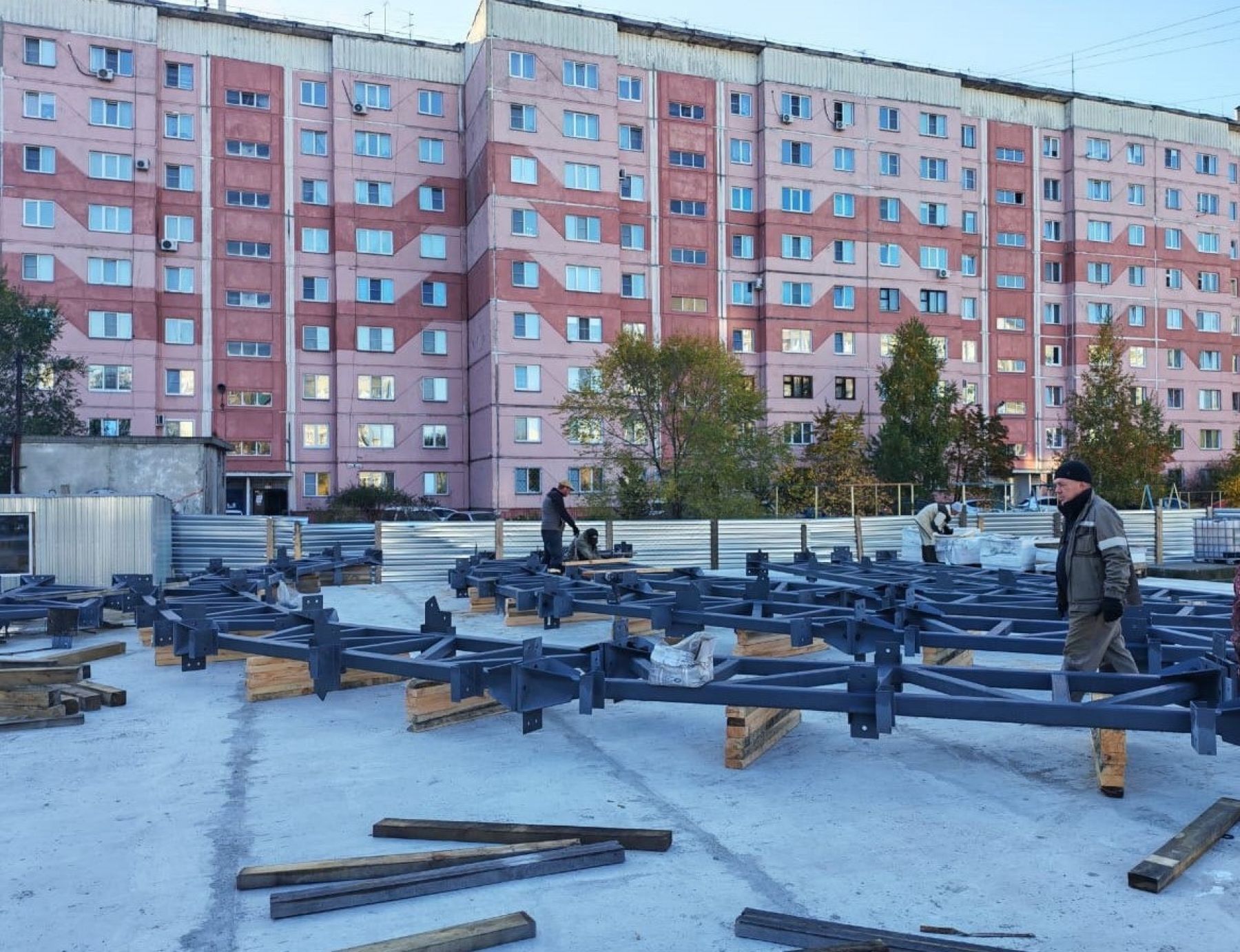 Сборка модульного бассейна в Бийске