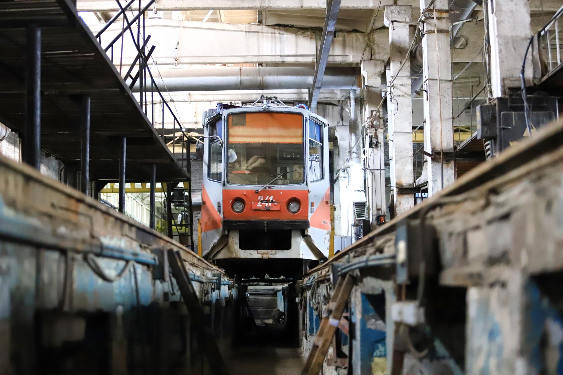 Трамвай. МУП "Бийскгортранс".