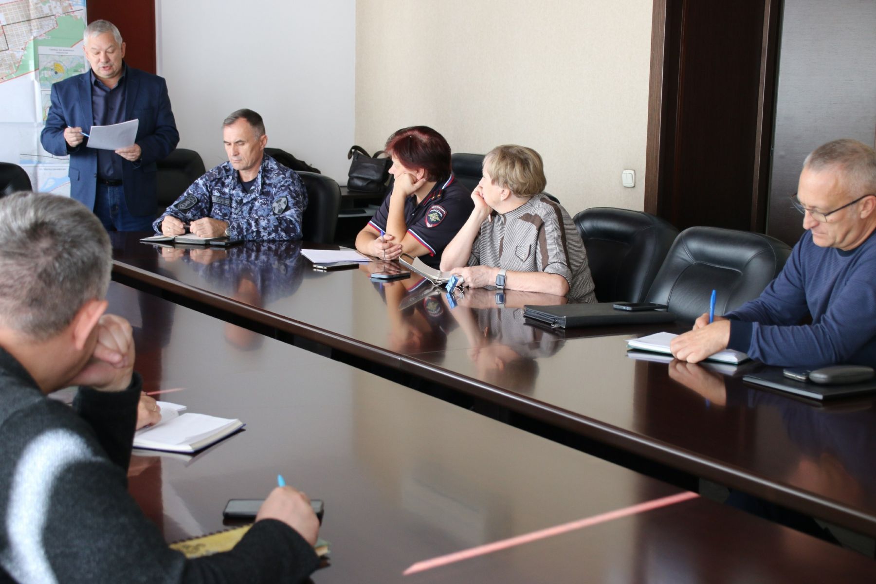 Заседание эвакуационной комиссии в Бийске 