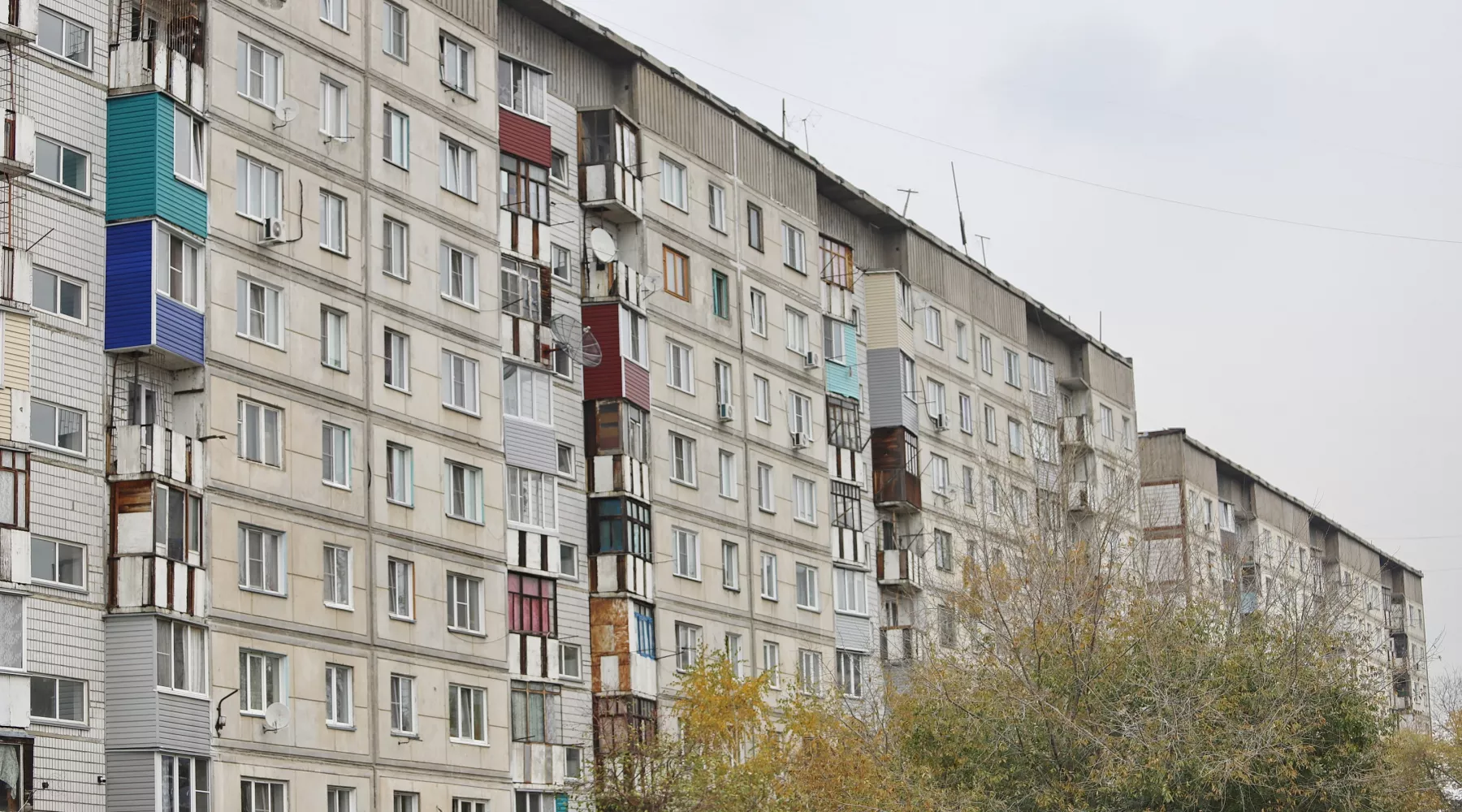 Дома. Девятиэтажный дом. 