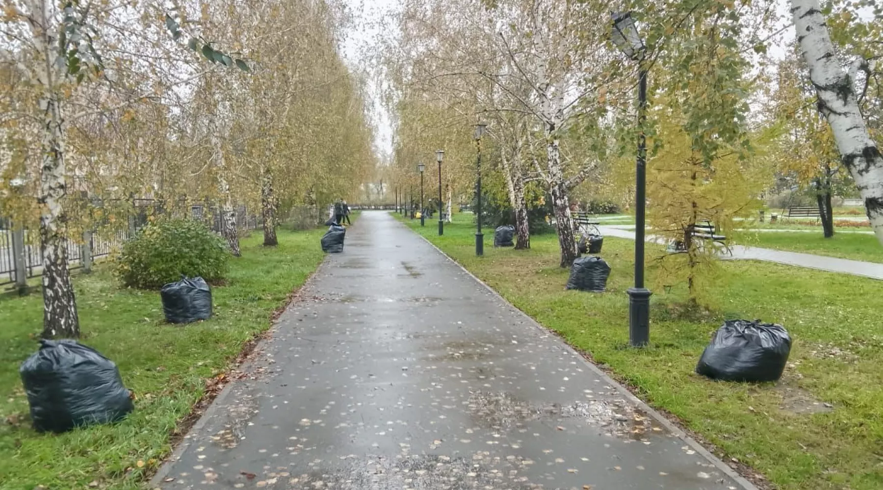 Коммунальные службы Бийска приводят в порядок парки и скверы