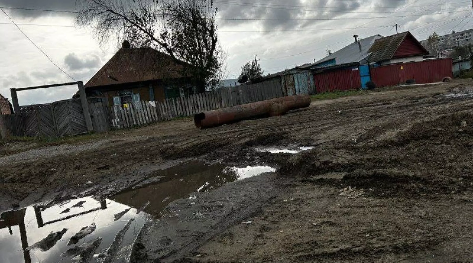 Бийчане просят отремонтировать дорогу по ул. Чайковского