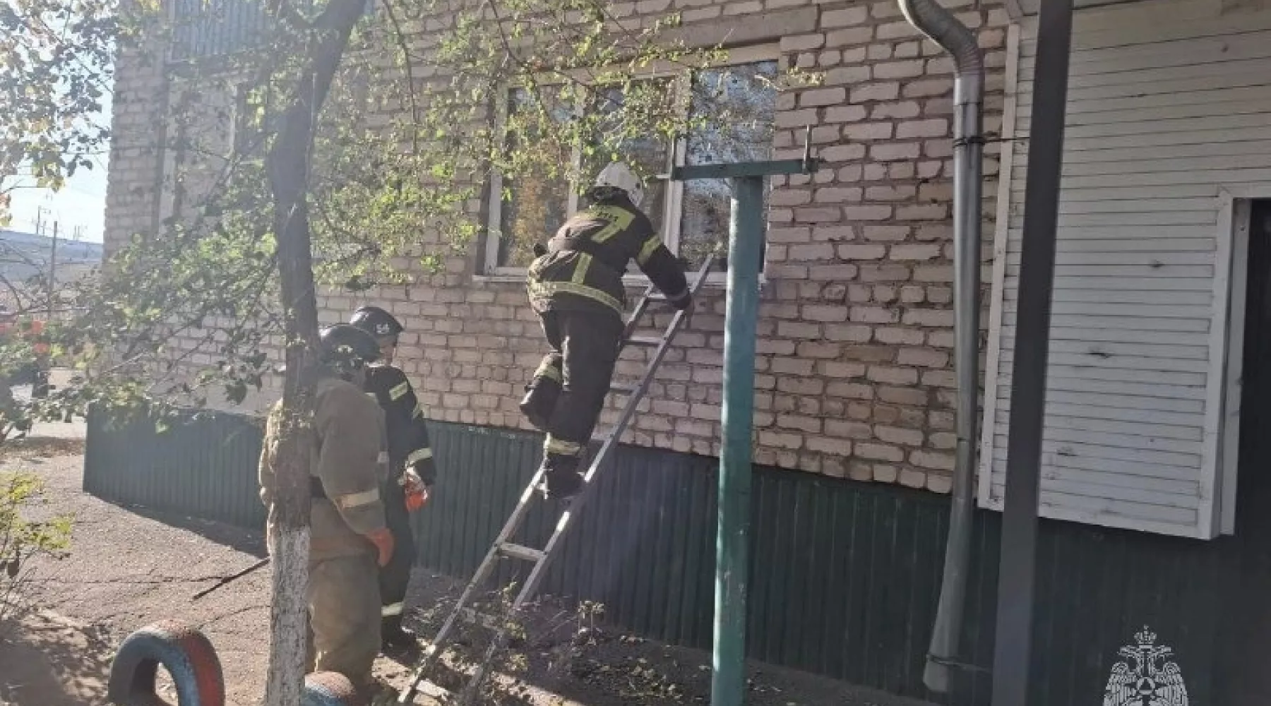 В Алтайском крае пожарные спасли мужчину