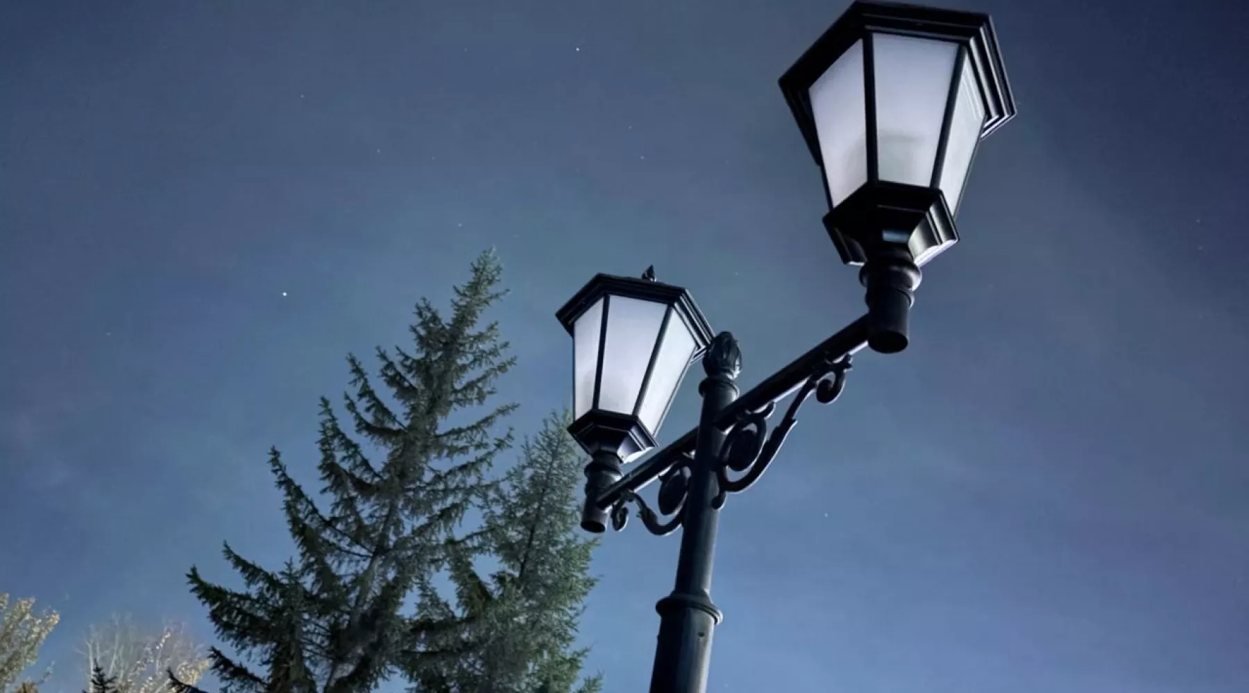 Фонари в сквере Ленинградский