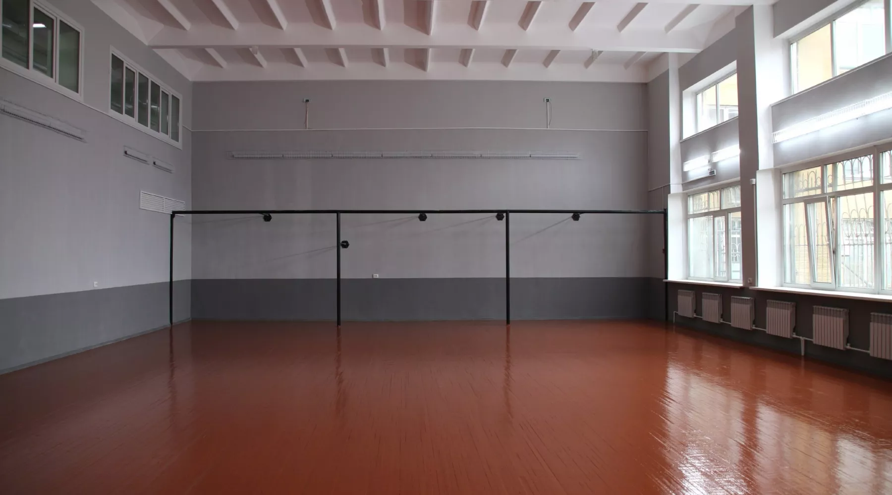 В Бийске завершили ремонт спортзала в Консультативно-диагностическом центре