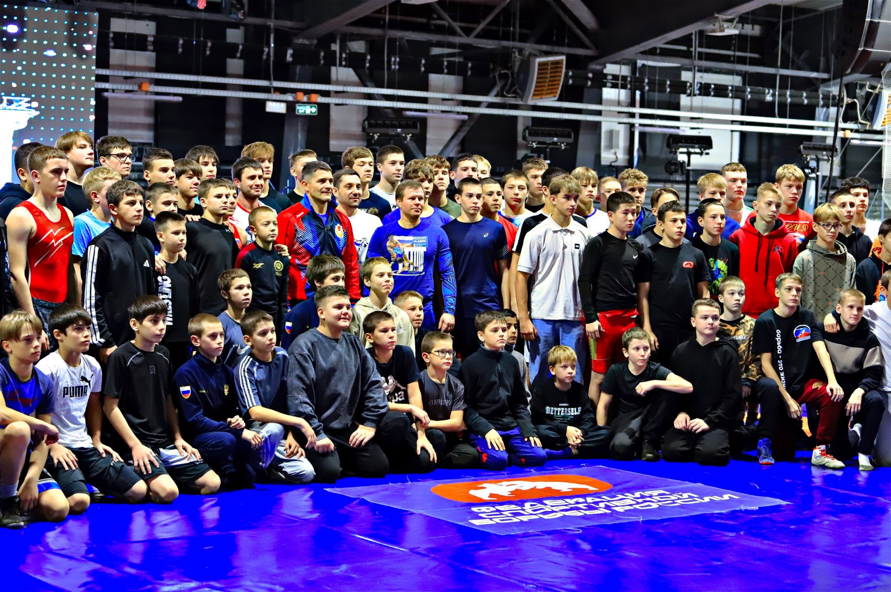 Мастер-класс по греко-римской борьбе.