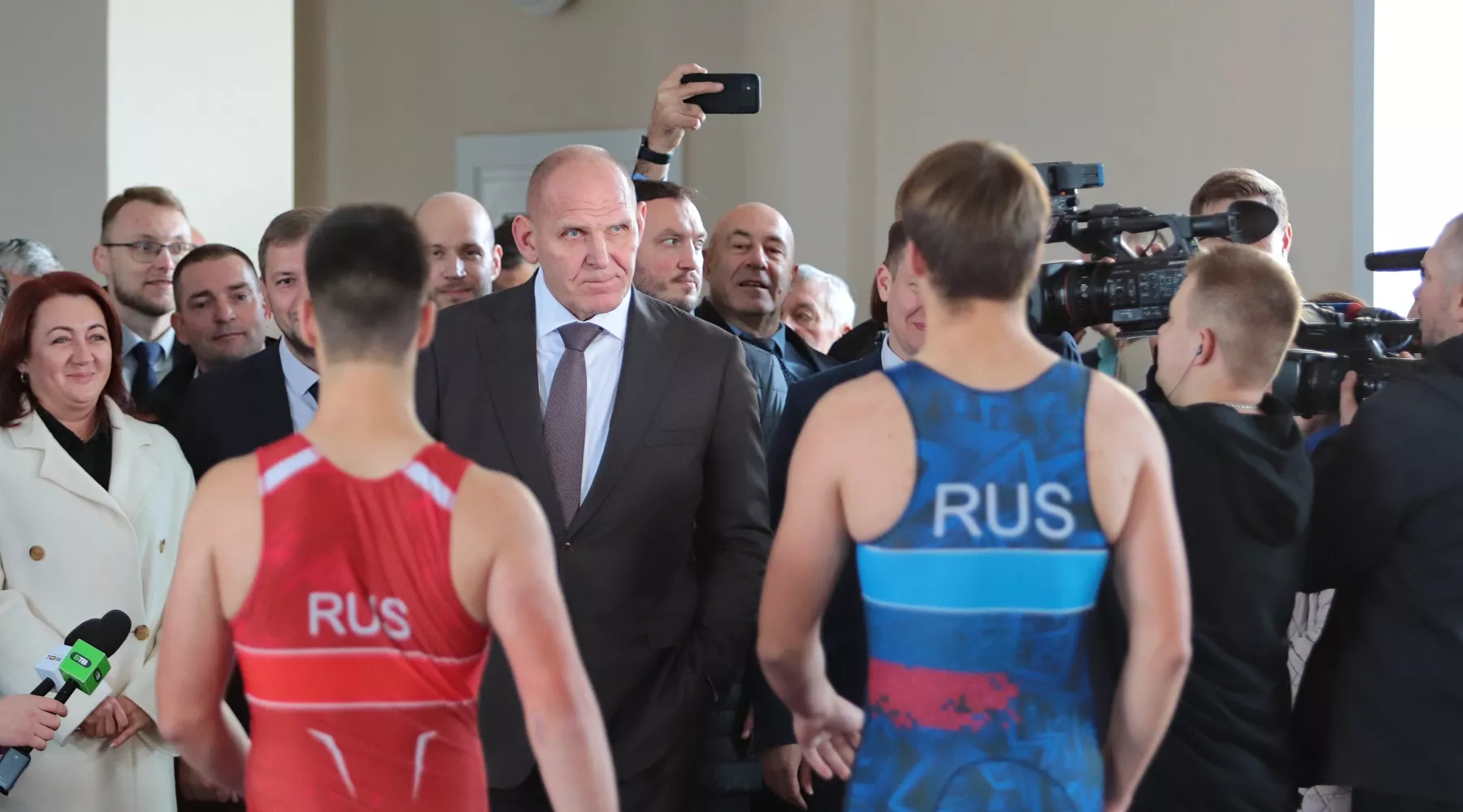 Открытие центра греко-римской борьбы &quot;Октябрь&quot;