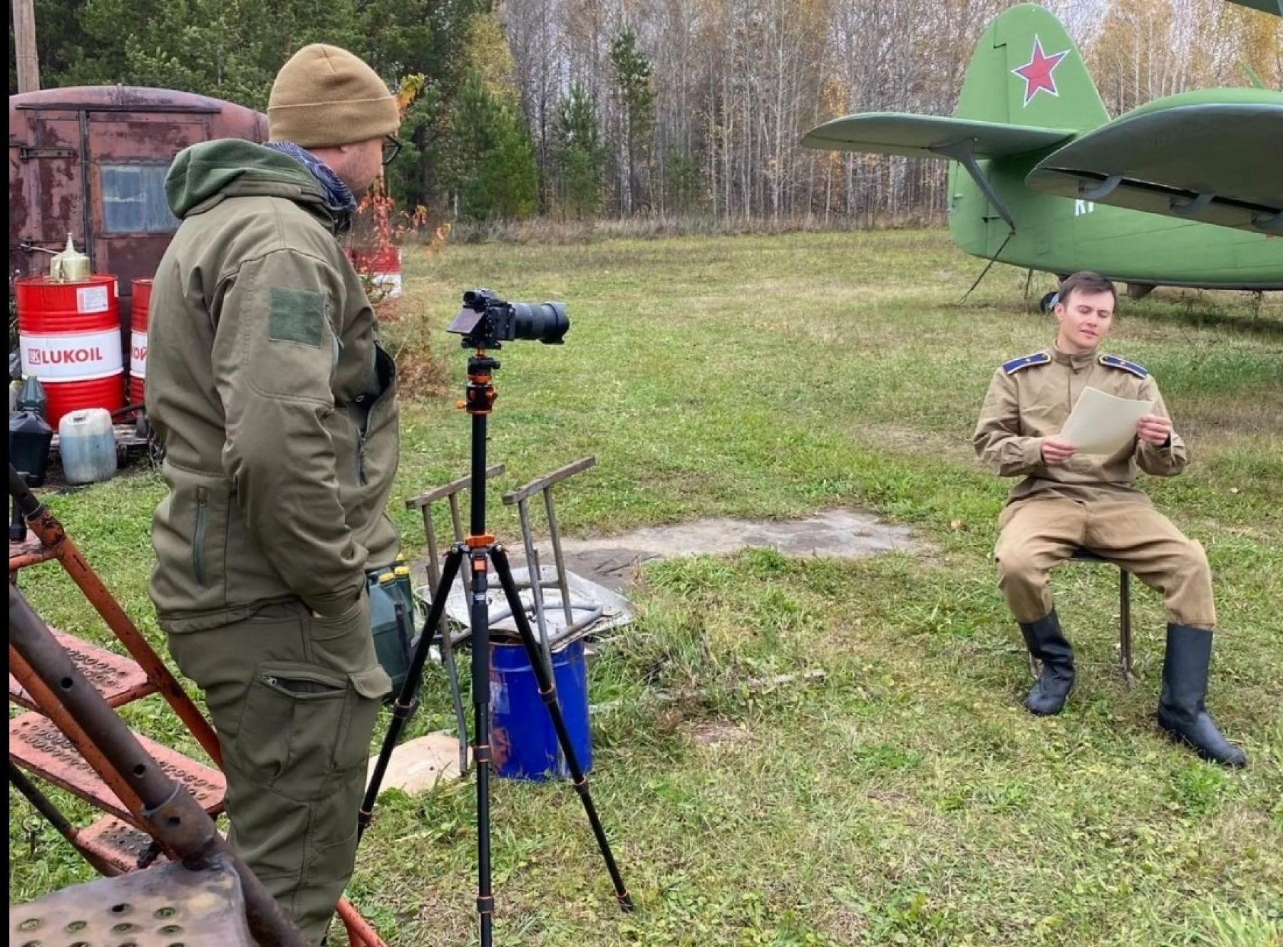 Съемки проекта "Курсанты. Хроники военных училищ Алтая"
