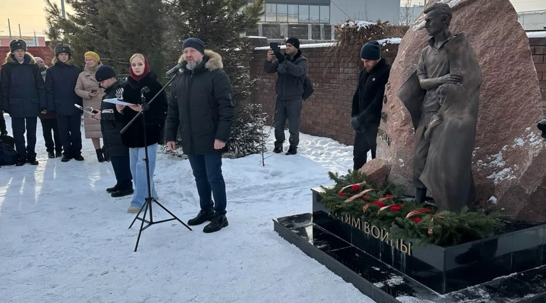 Памятник детям войны в Алтайском крае 