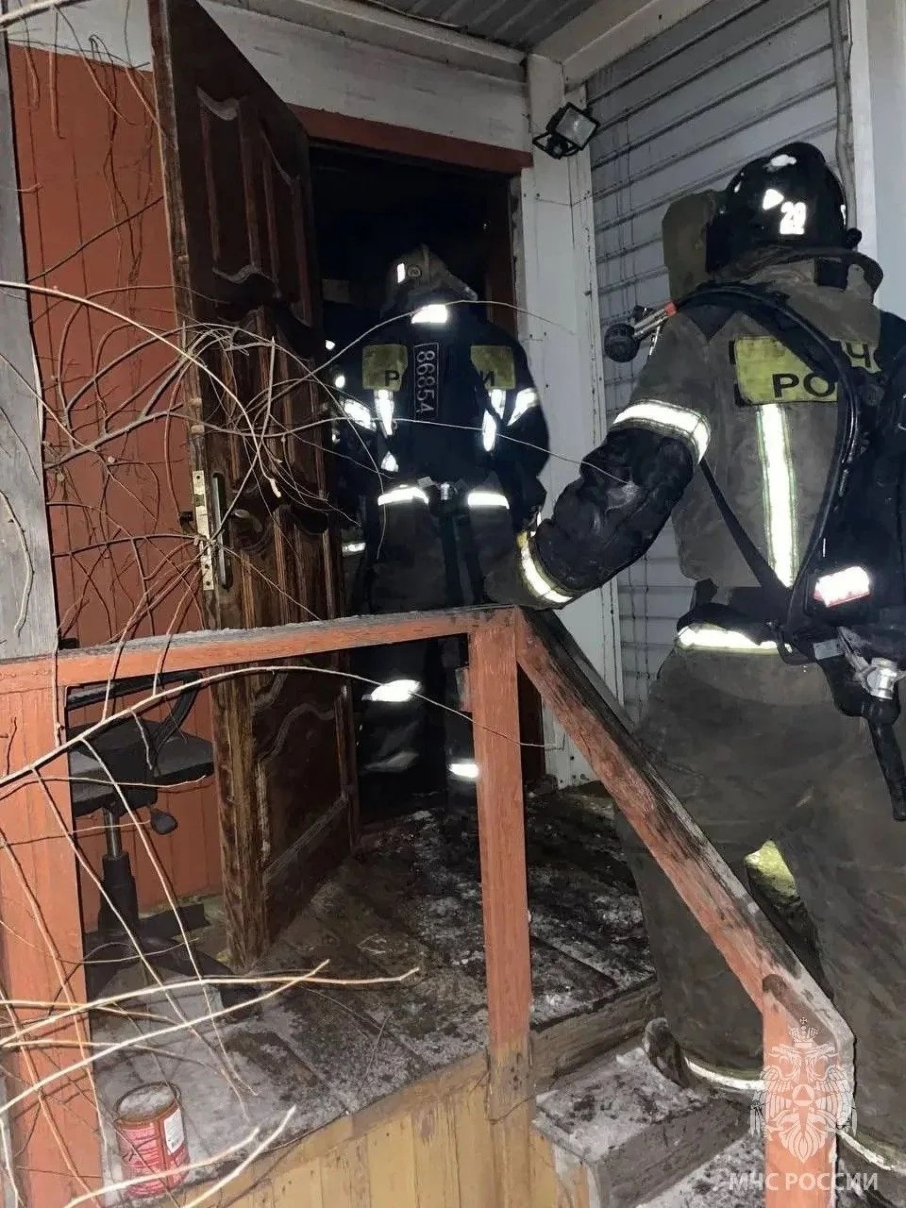 Пожар в Бийске 