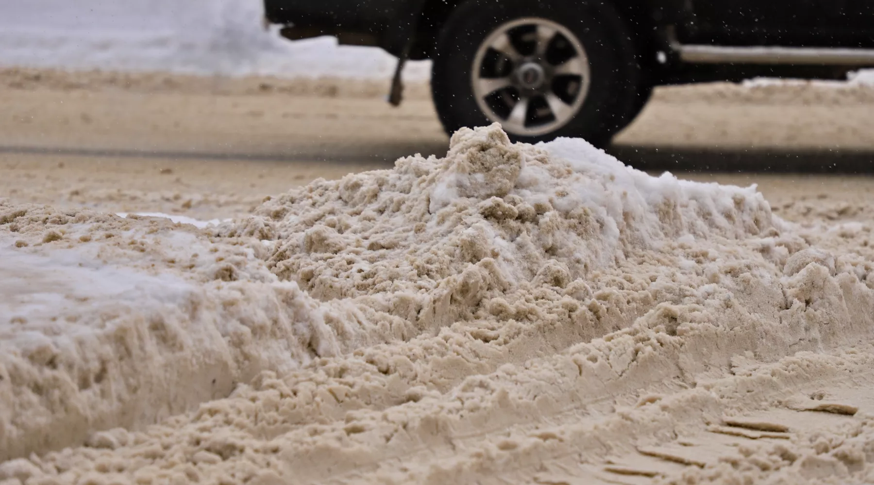 Зима. Дорога. Машина. 