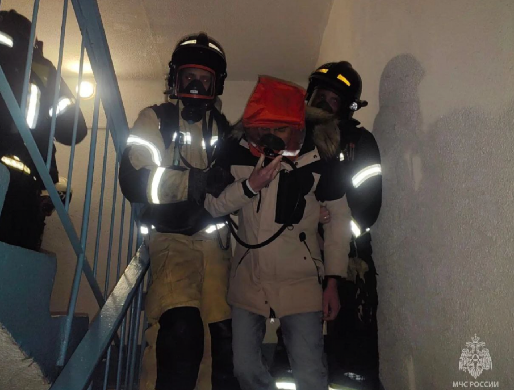 Пожар на улице Советская в Бийске