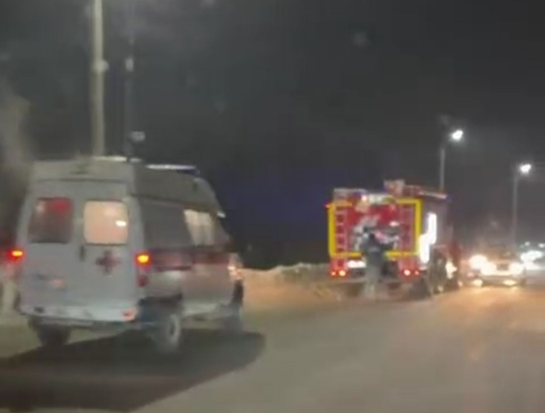 В Бийске на улице Каховской сгорел автомобиль