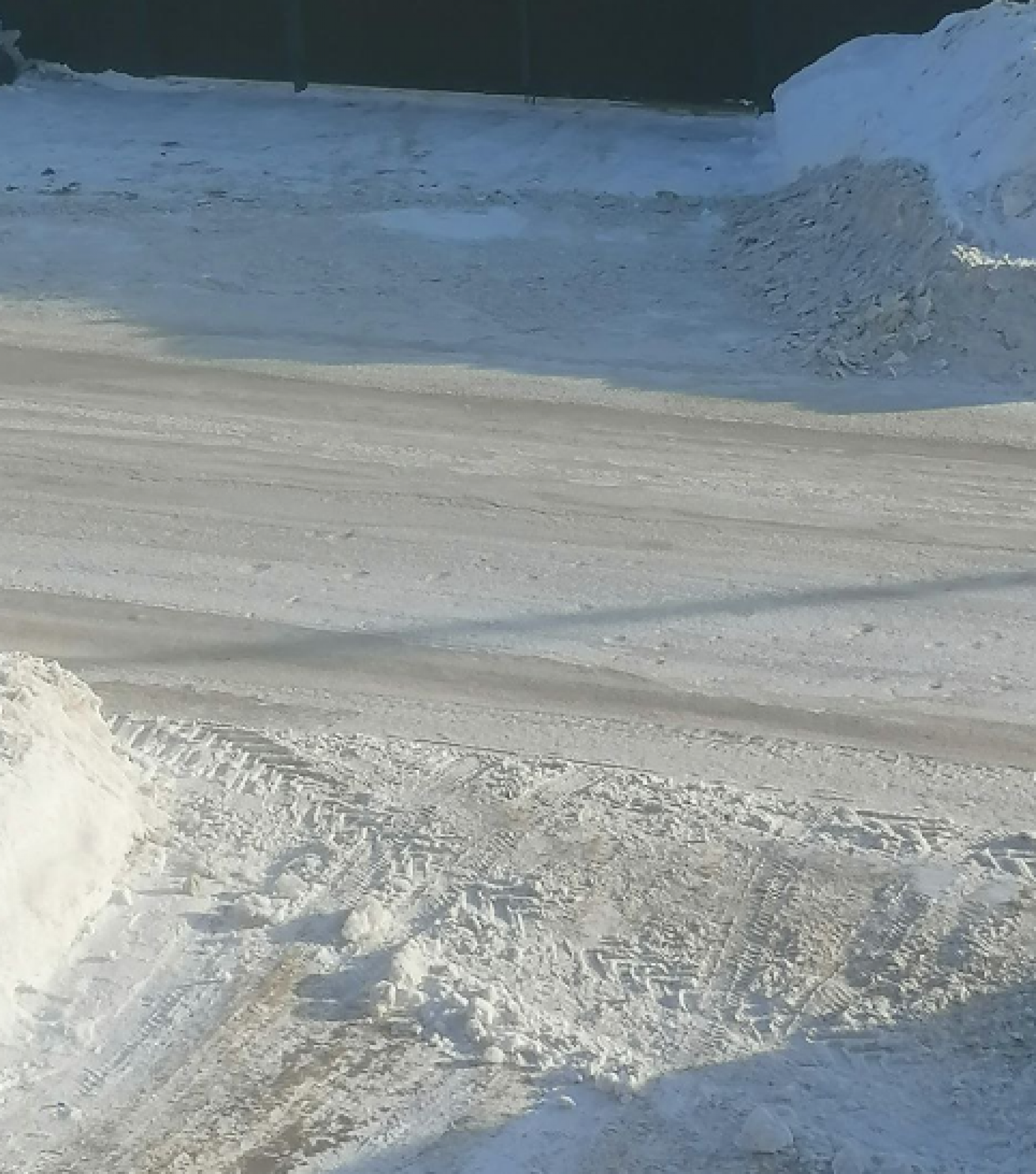 Снег. Дороги. Тротуары