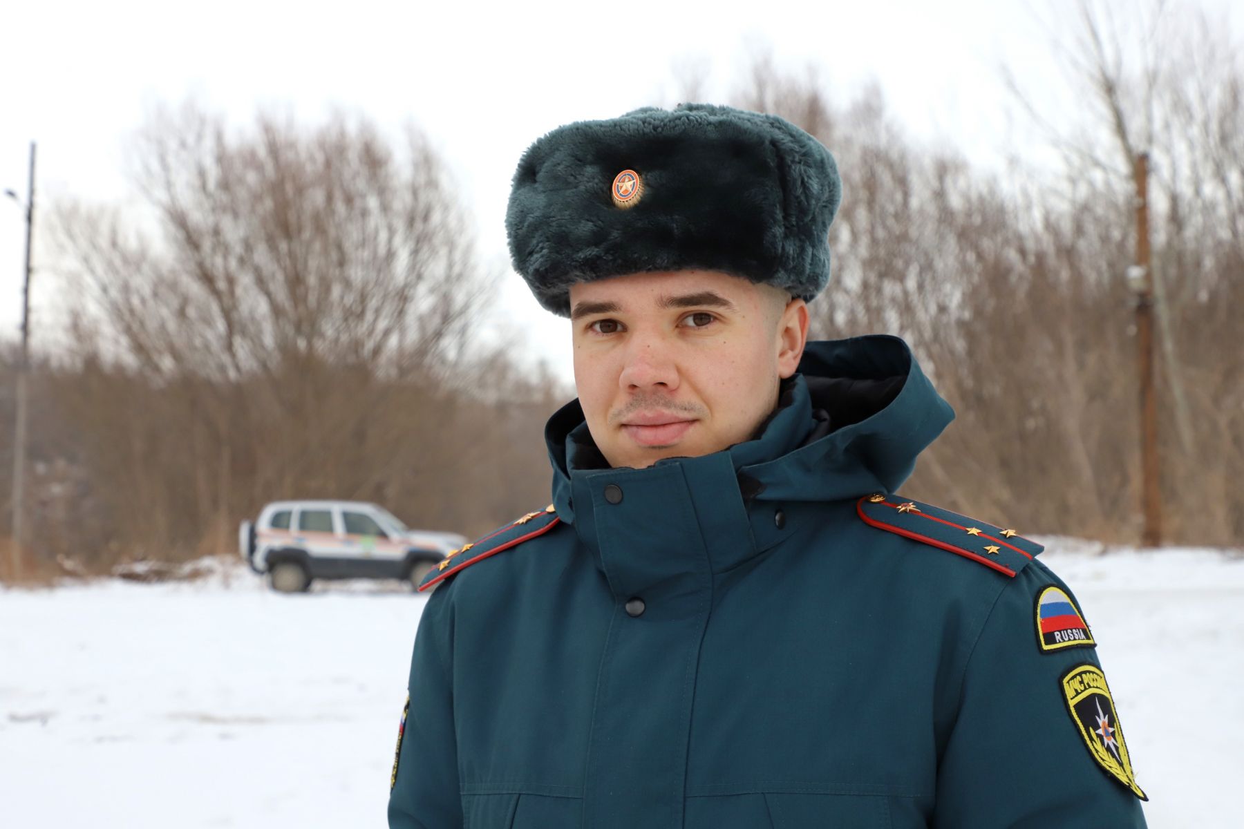 Артем Лобода, начальник караула 21-й пожарно-спасательной части Бийска