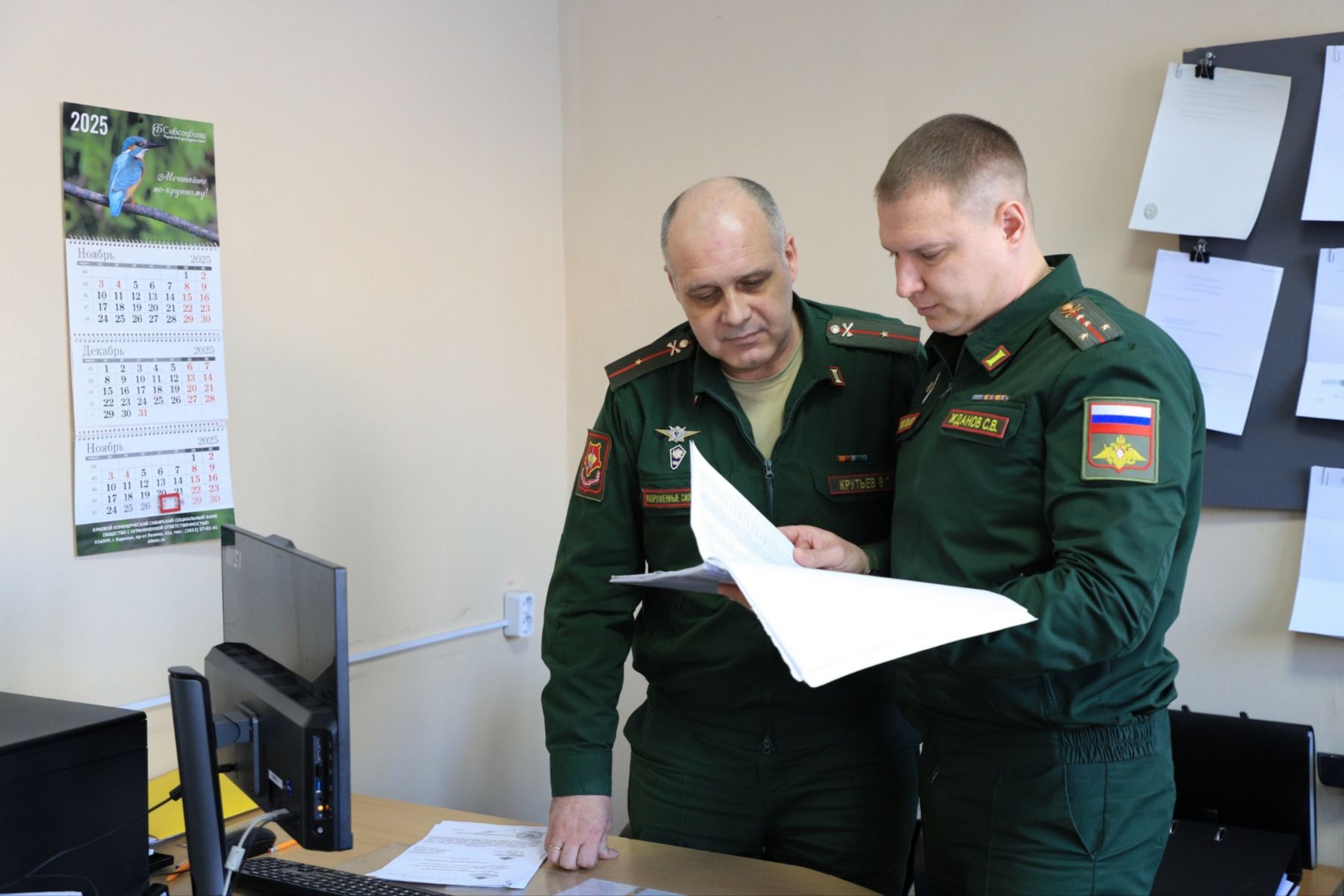 После возвращения с СВО, Сергей Жданов работает в военном комиссариате Бийска