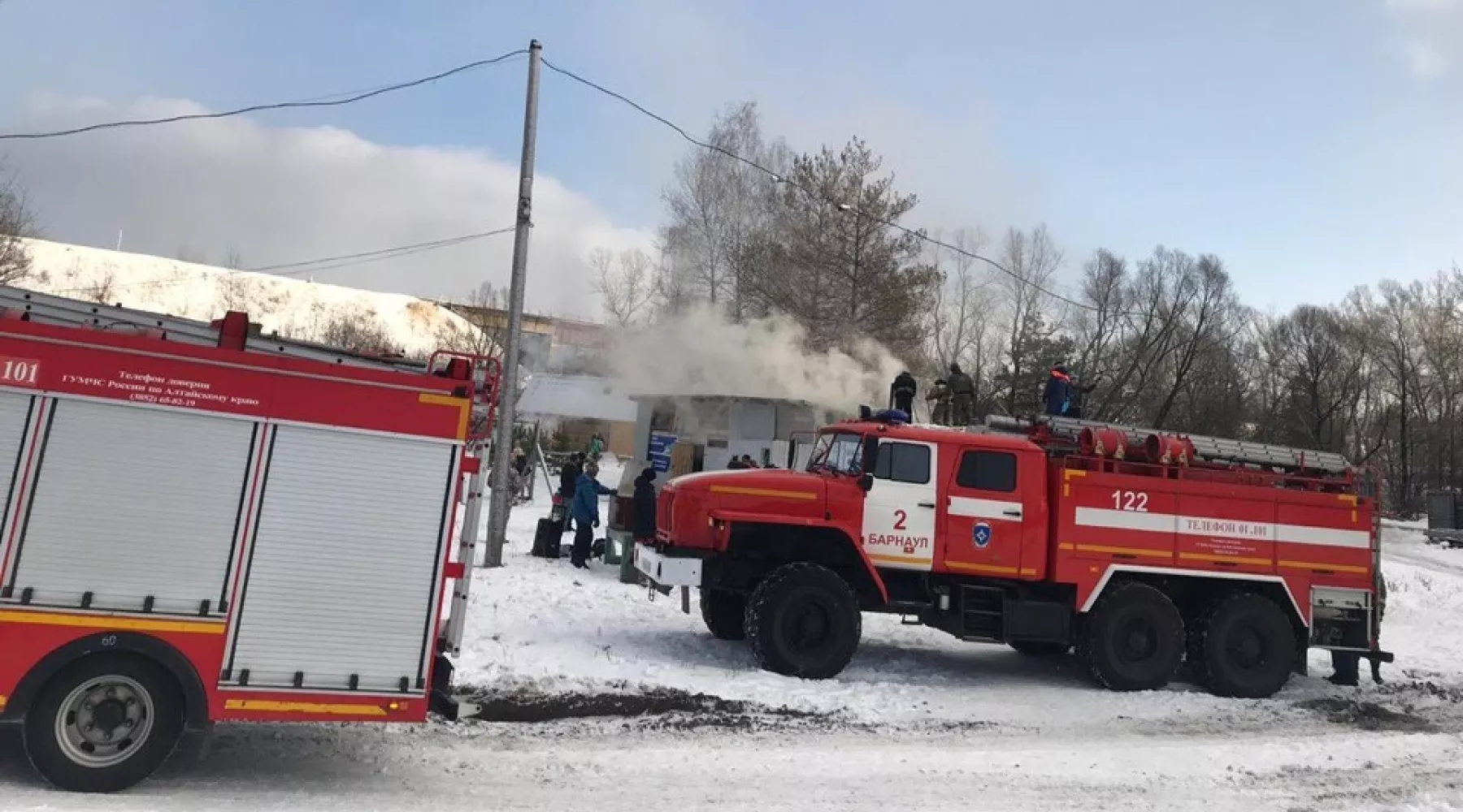 Алтайские моржи во время соревнований случайно сожгли баню