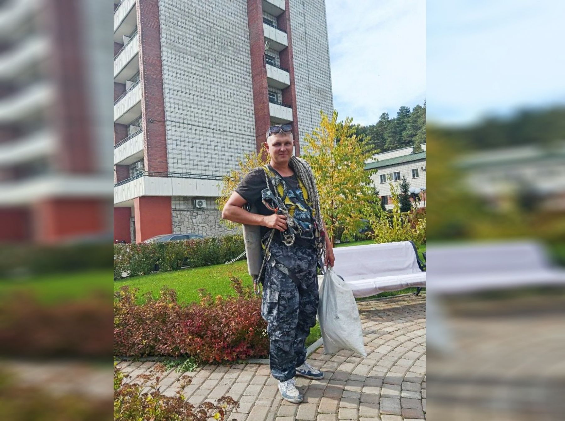 Дмитрий Степанов всегда сам проверяет свое оборудование перед работой