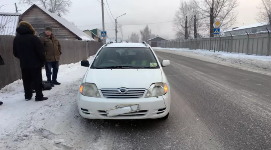 Ребенок сбит автомобилем на улице Угольной в Бийске 