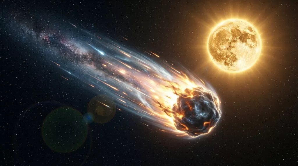 "Царапающую" Солнце комету можно будет увидеть в апрельском небе - Информационный портал "Бийский рабочий", 02.04.2026