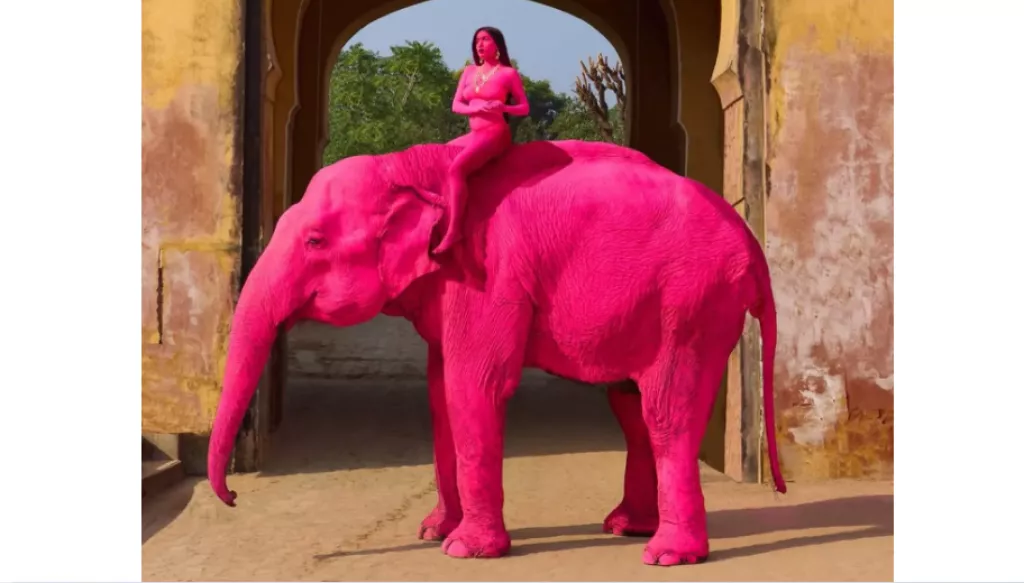 Розовый слон умер после фотосессии россиянки в Индии - Информационный портал "Бийский рабочий", 02.04.2026