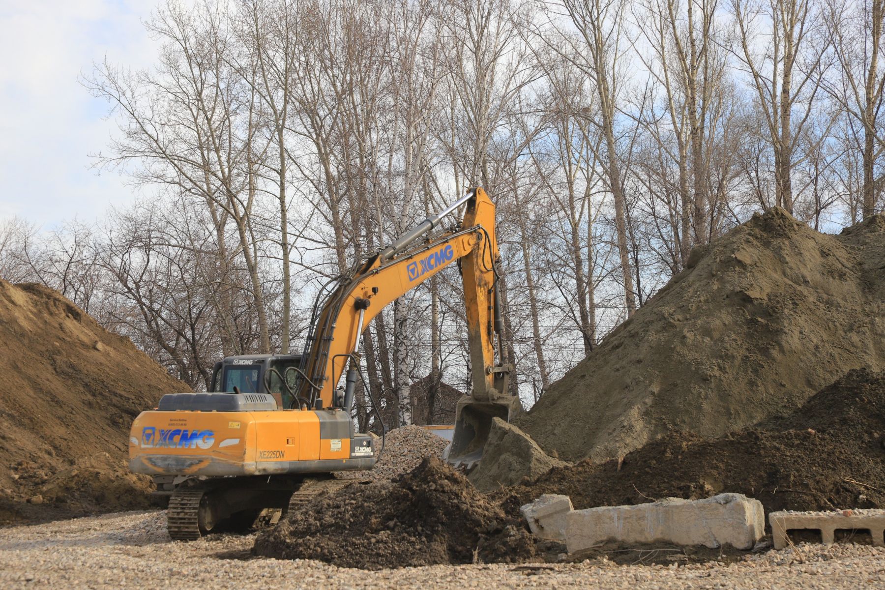 Строительство здания школы №31.