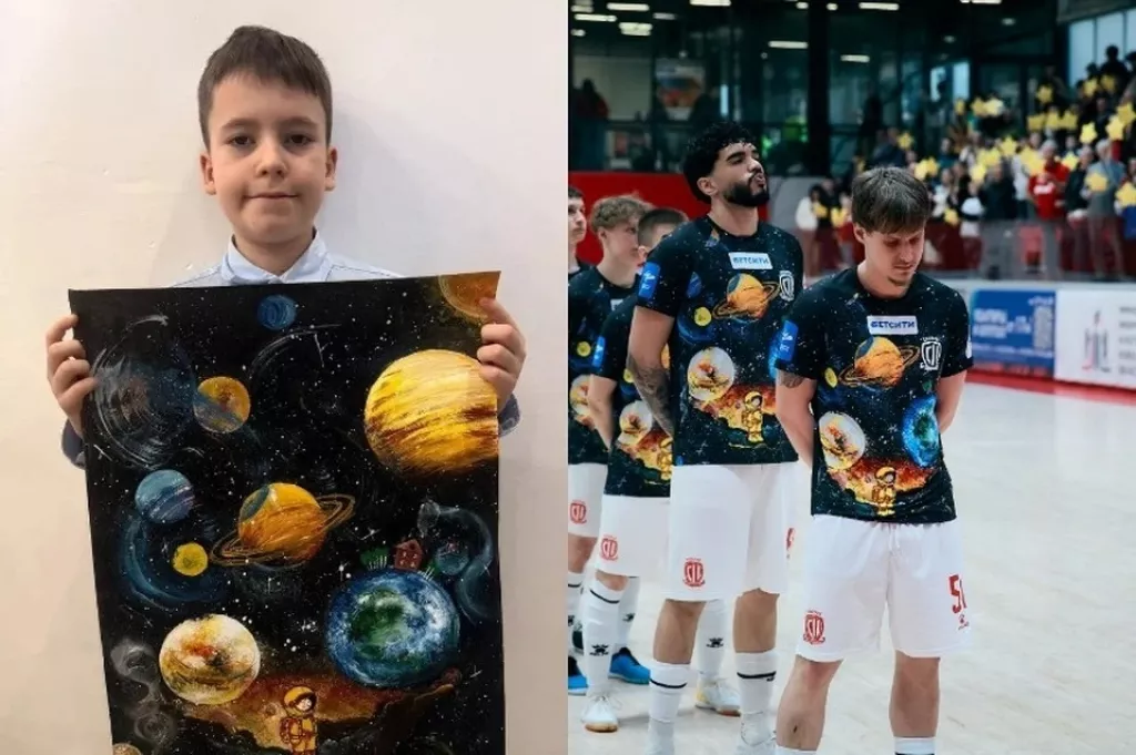 В Новосибирске футболисты вышли на матч с детским рисунком на форме - Информационный портал "Бийский рабочий", 07.04.2026