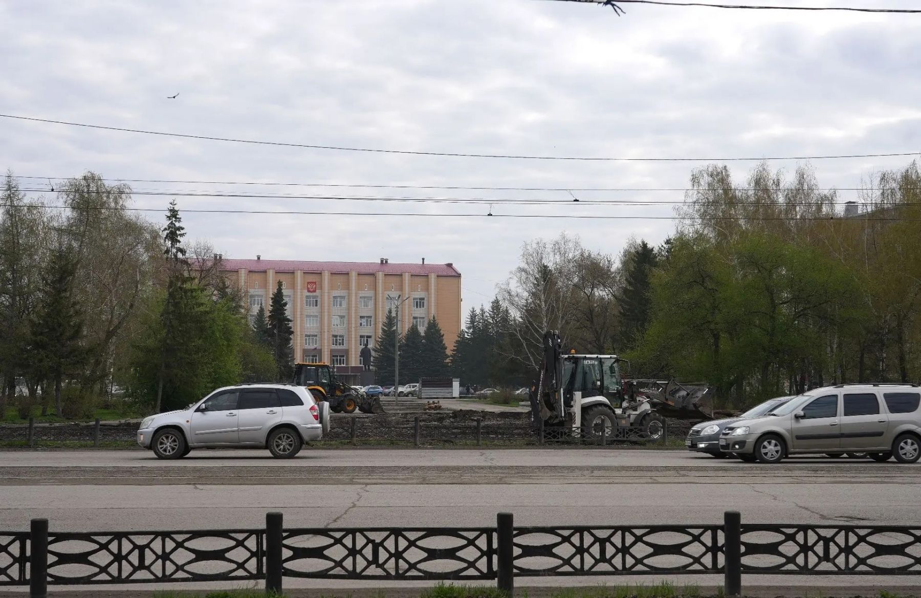 Благоустройство площади Ленина в Бийске