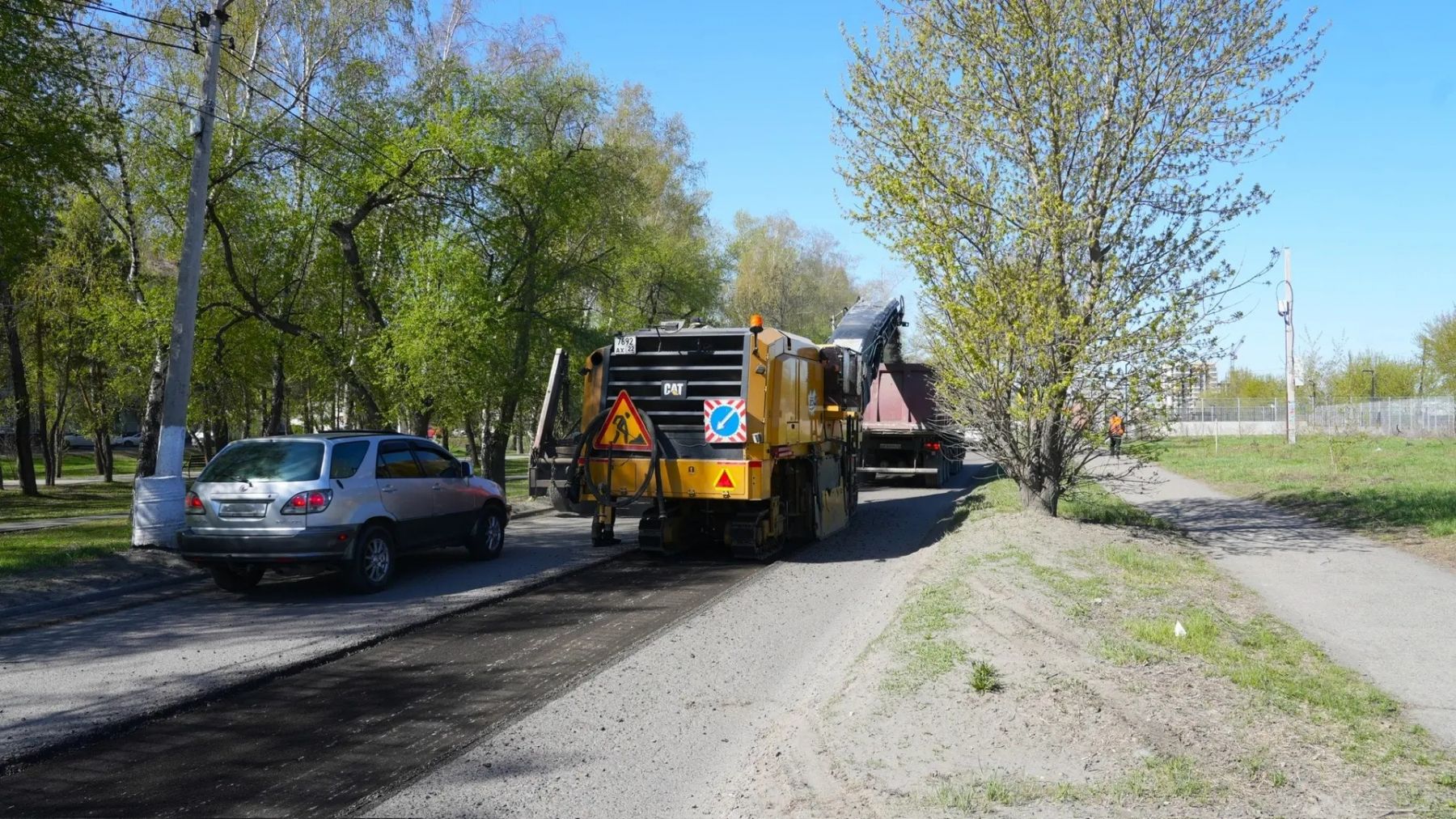 В Бийске приступили к ремонту дорог в рамках проекта «Инфраструктура для жизни»