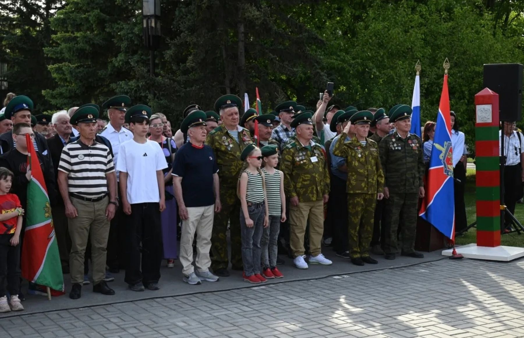 В Барнауле заложили первый камень на месте будущего памятника защитникам границы