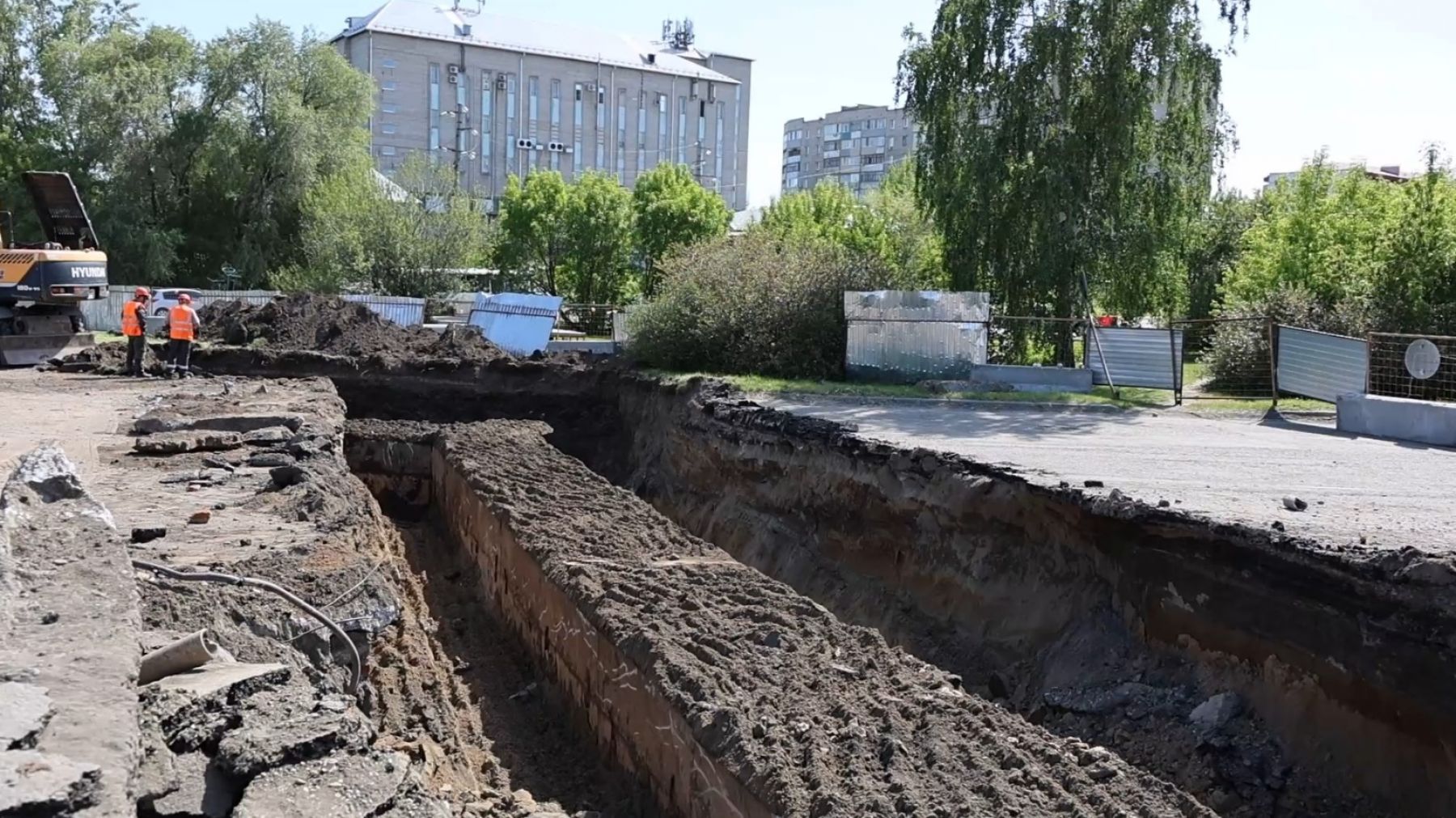 Ремонт на ул. Вали Максимовой. 