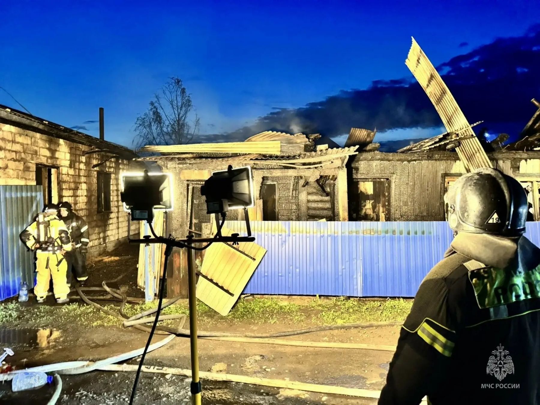 Пожар в Бийске 