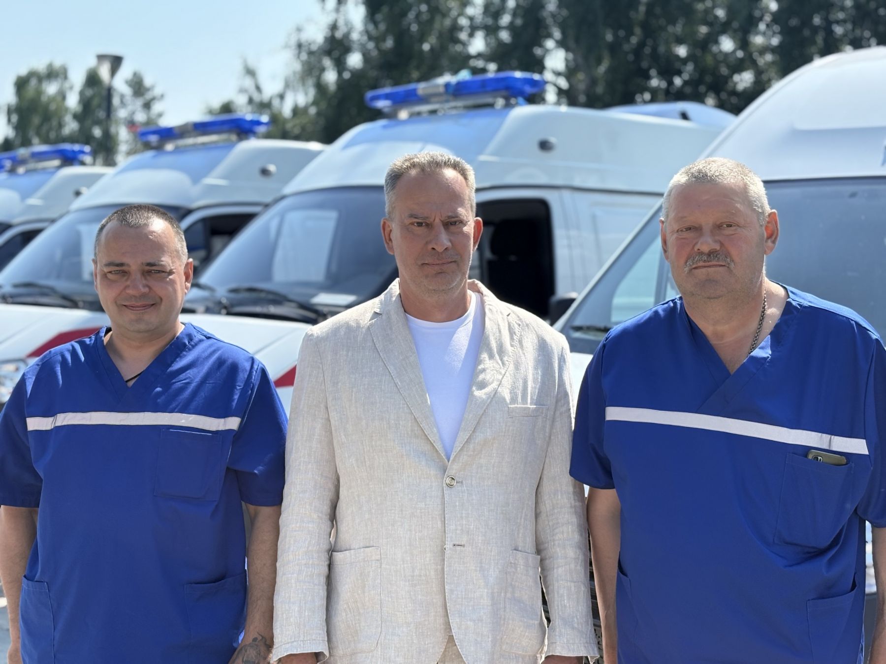 Три новых автомобиля скорой помощи получил Бийск